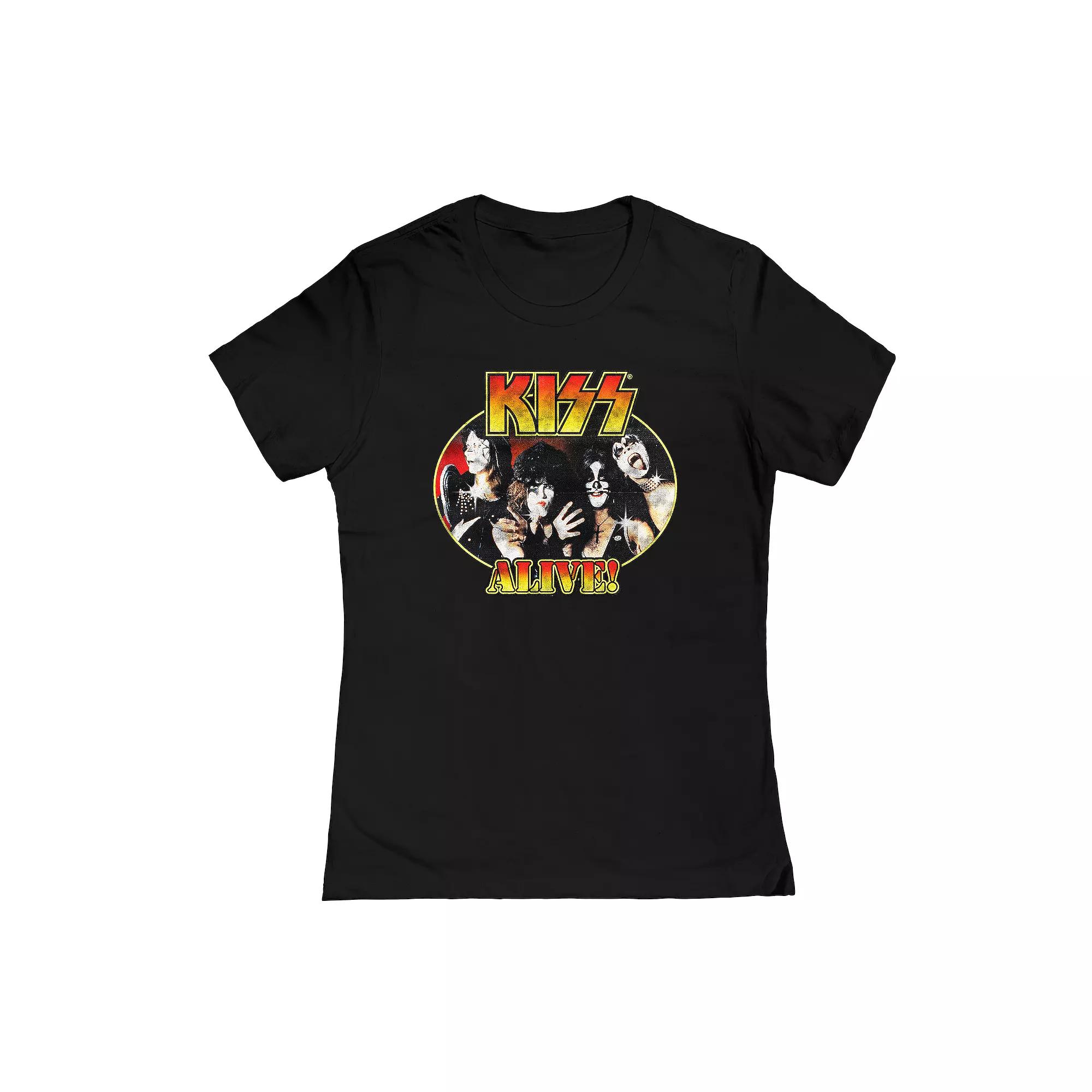 Juniors' Rolling Stones 89 Tongue Graphic Tee, Women's, Size: Medium, Black Product Image