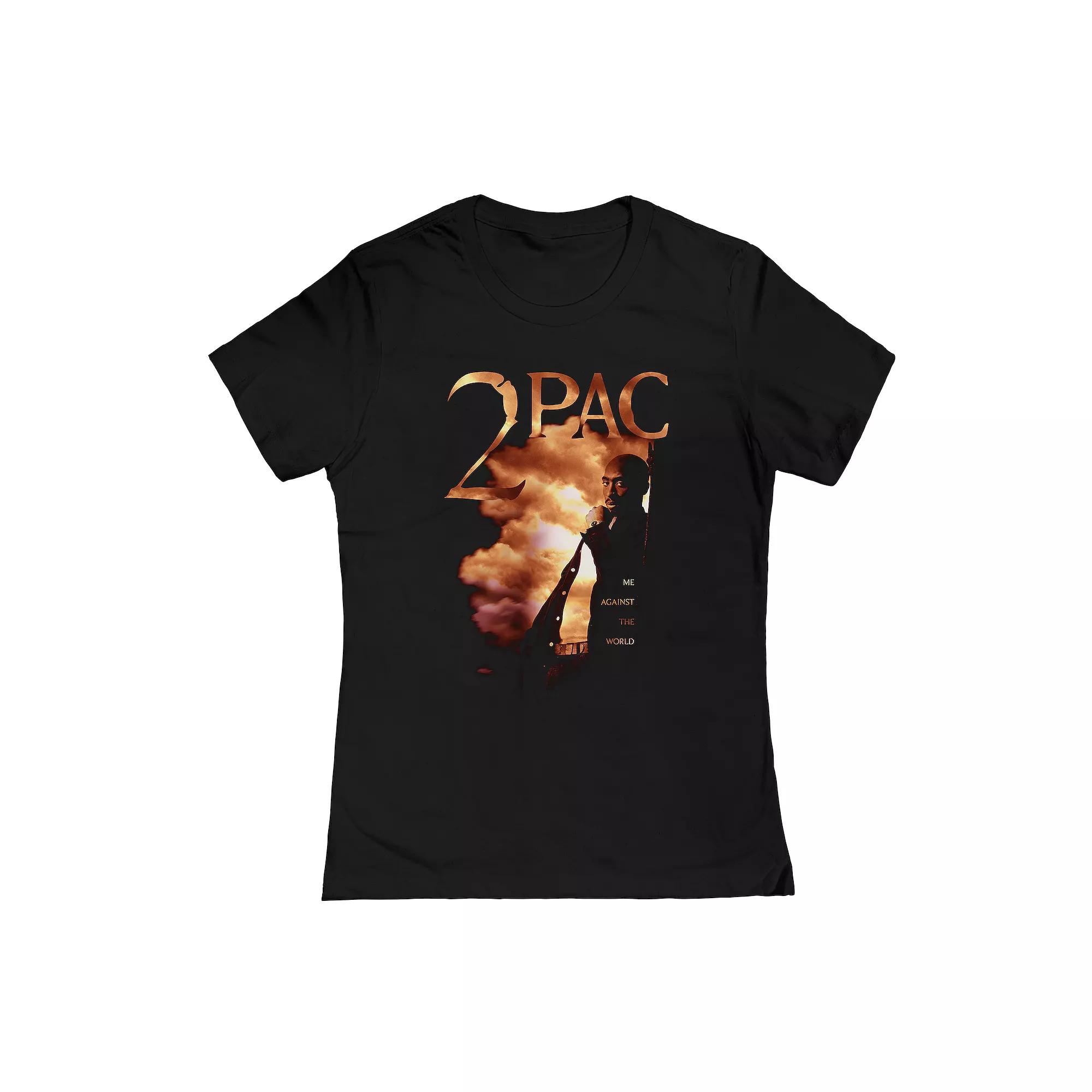 Juniors' Tupac The World Graphic Tee, Girl's,  Product Image