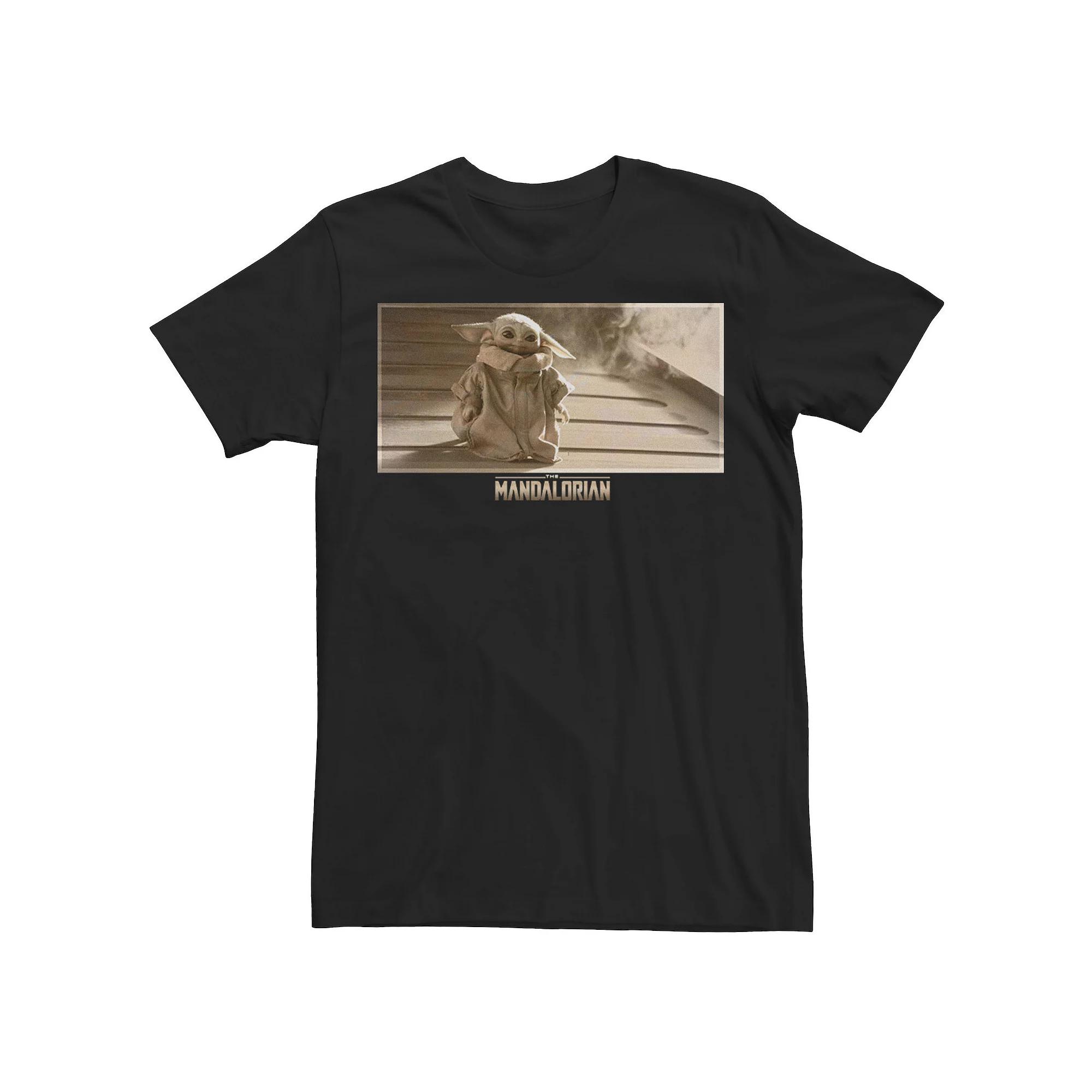 Men's Star Wars The Mandalorian The Child Descending Portrait Tee,  Product Image