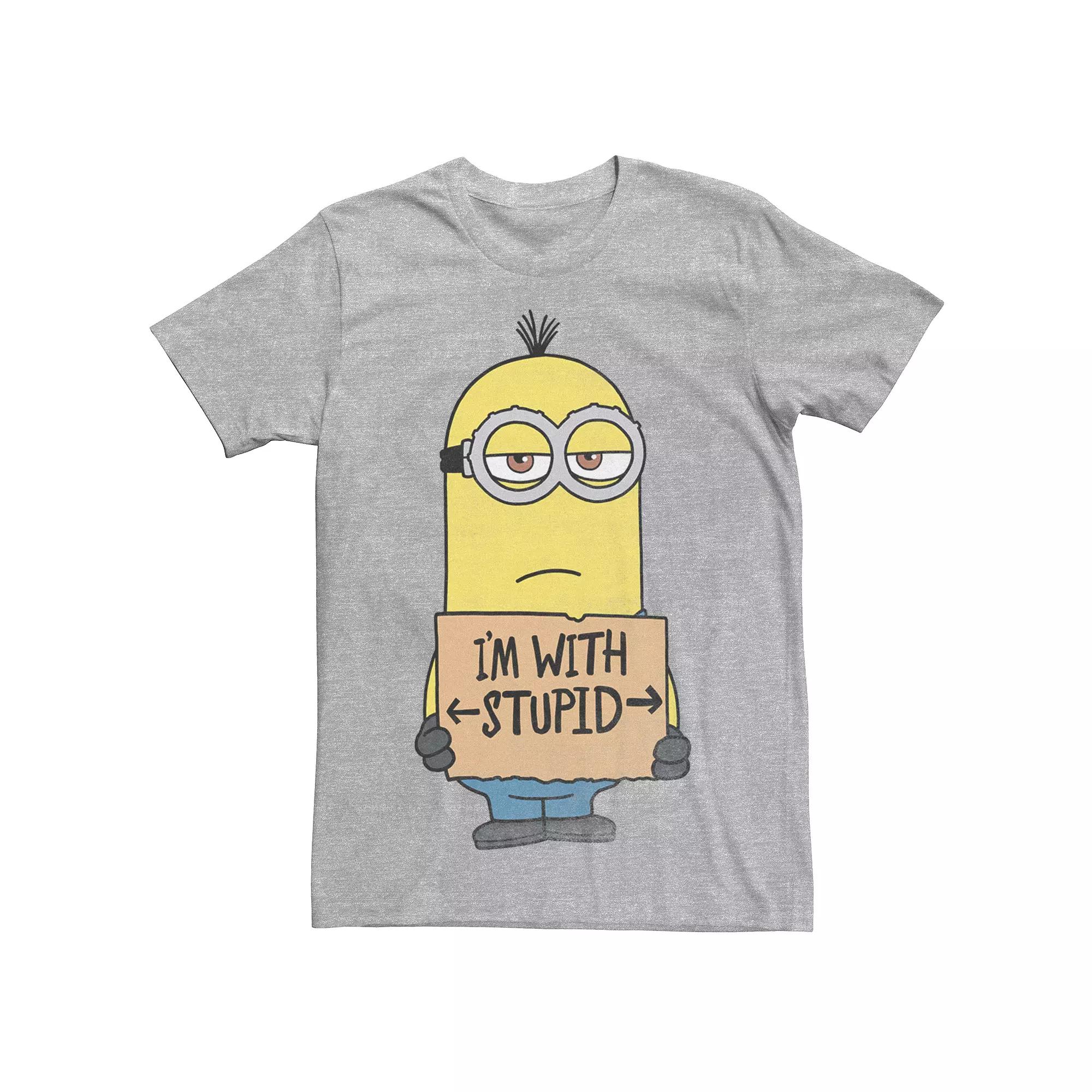 Men's Minion "I'm With Stupid" Tee,  Product Image