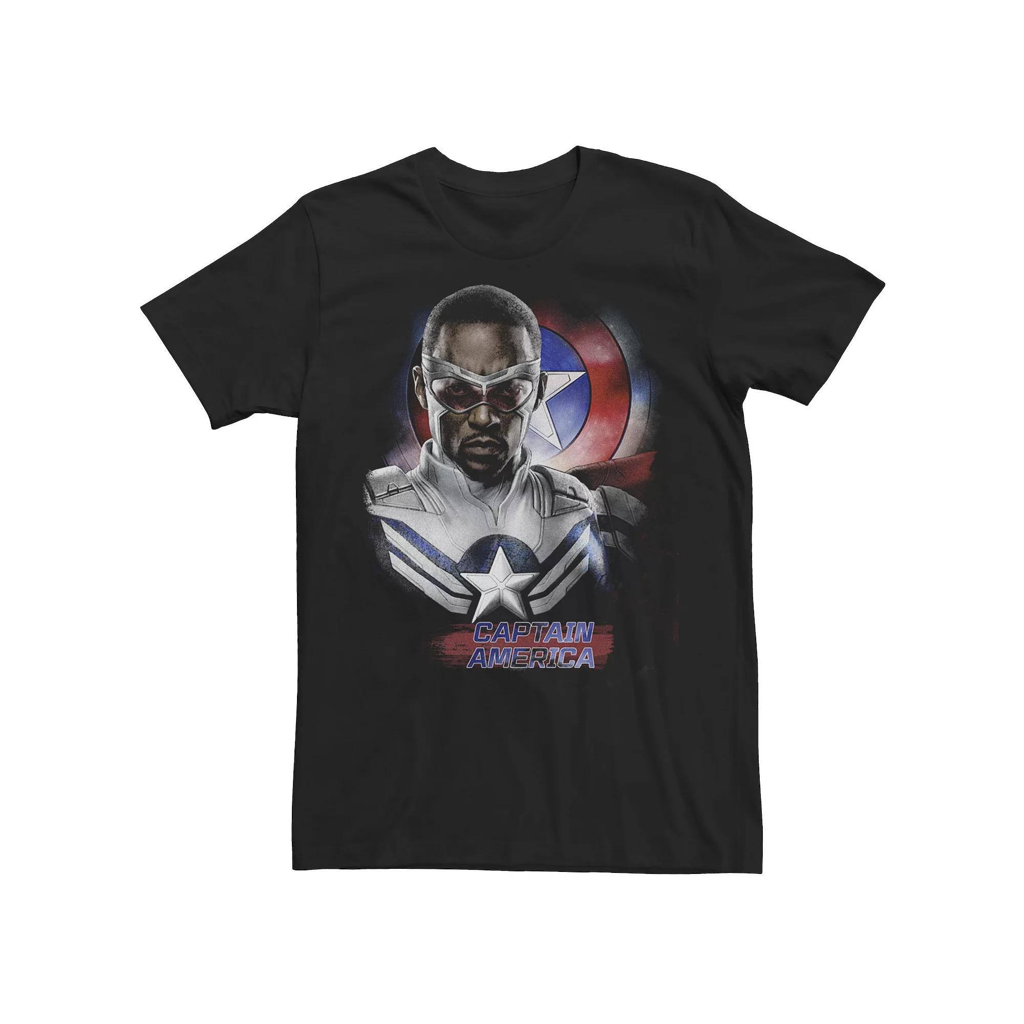 Men's Marvel Falcon Winter Soldier Captain America Collage Tee,  Product Image