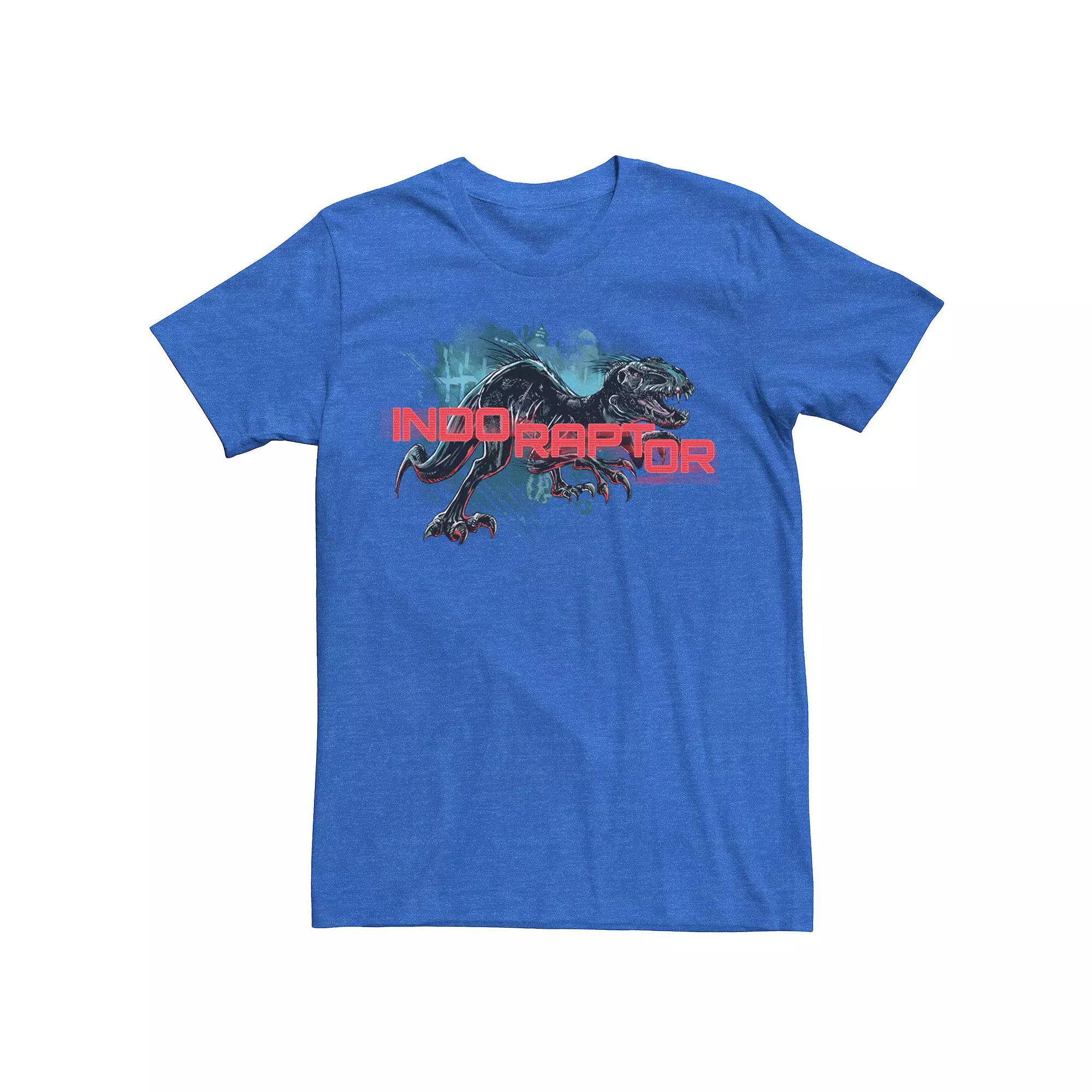 Men's Jurassic World Two Dinosaur Beach Retro Tee,  Product Image