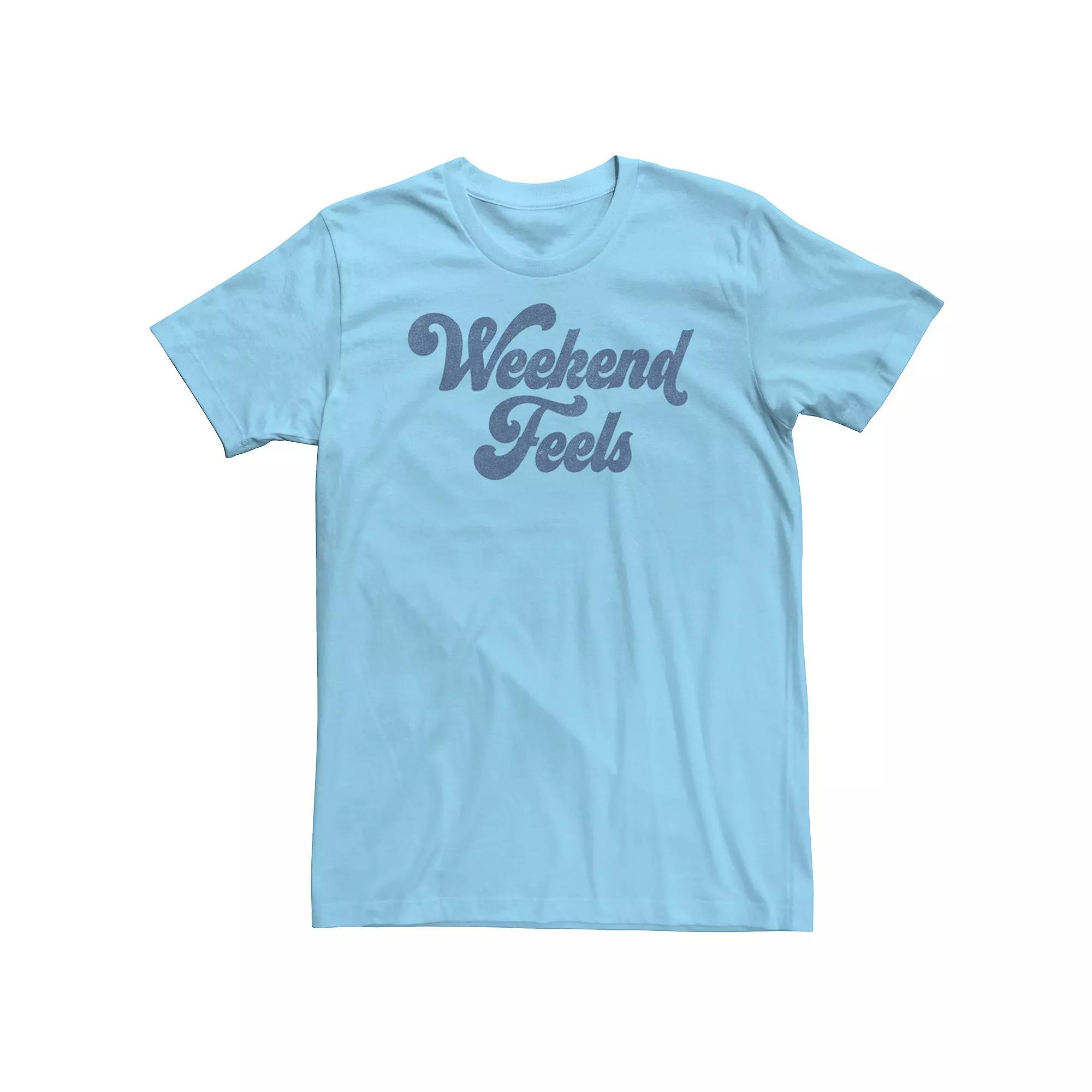 Men's Weekend Feels Tee, Size: XXL, Light Blue Product Image