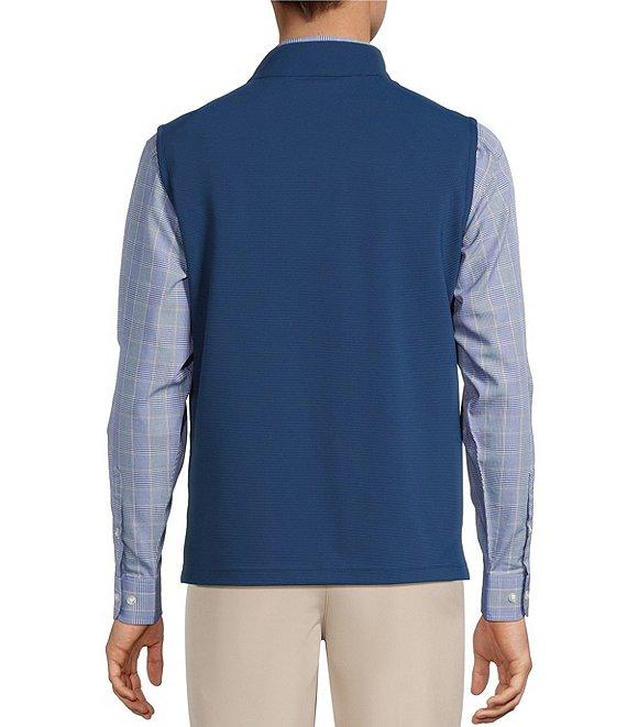 Roundtree & Yorke Big & Tall Performance Solid Quarter-Zip Vest Product Image