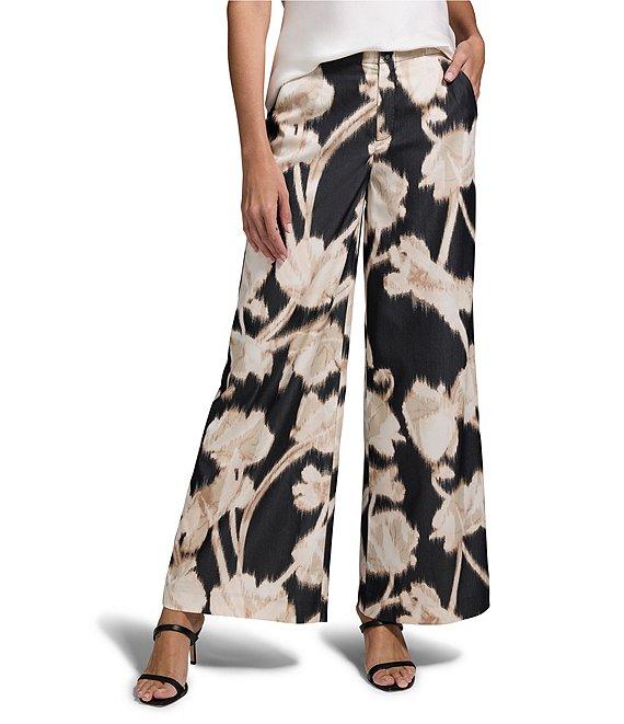 NIC + ZOE Midnight Florals Wide Leg Pants Product Image