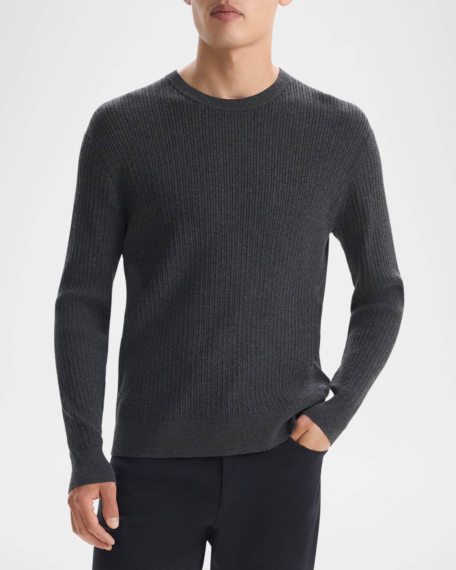 Men's Riland Cable-Knit Crewneck Sweater Product Image