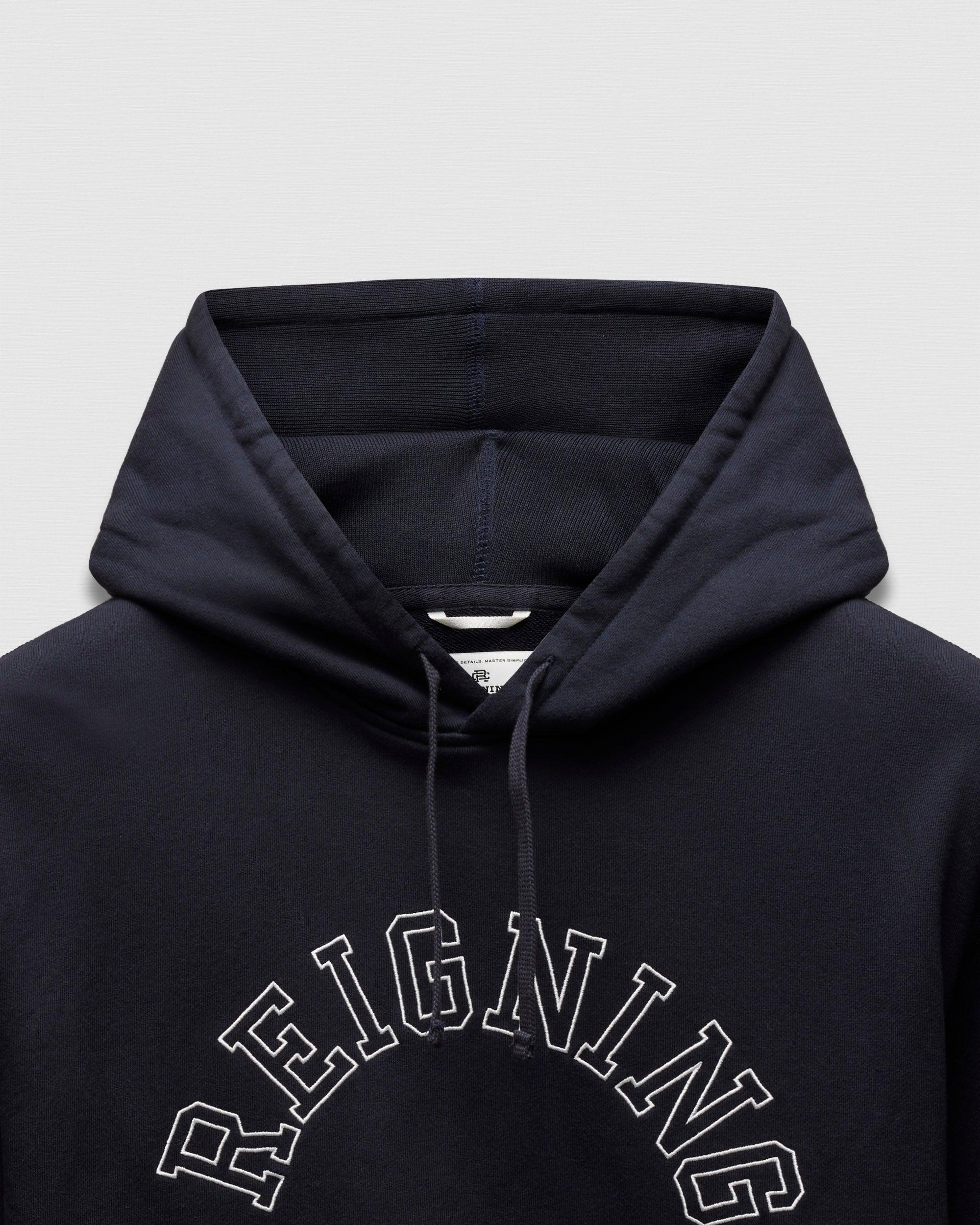 Midweight Terry Arch Logo Standard Hoodie Male Product Image