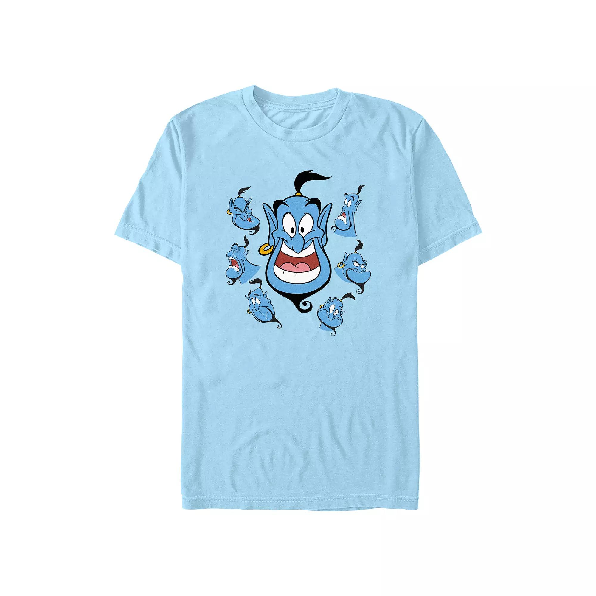 Disney's Aladdin Genie Funny Faces Men's Graphic Tee,  Product Image
