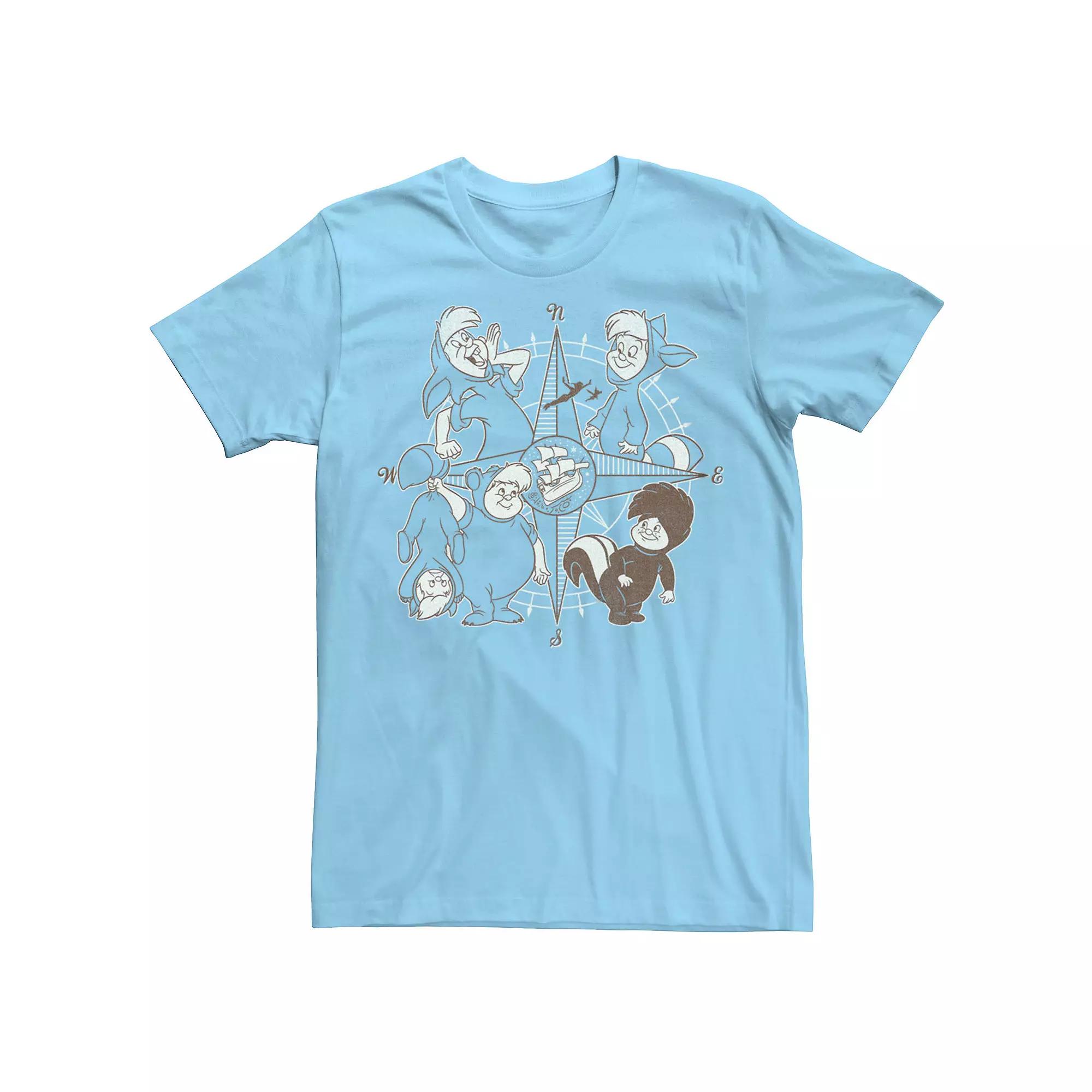 Disney's Peter Pan Lost Boys Compass Men's Tee,  Product Image