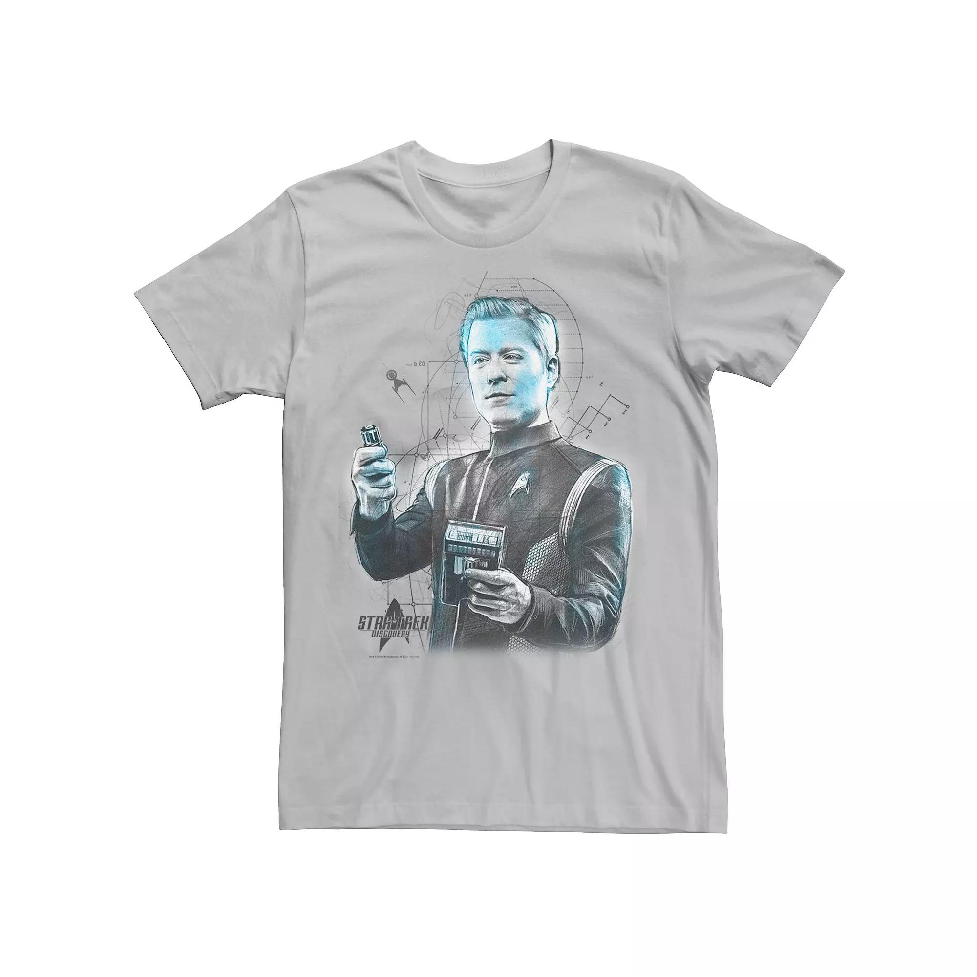 Men's Star Trek Discovery Stamets Sketch Schematic Tee,  Product Image