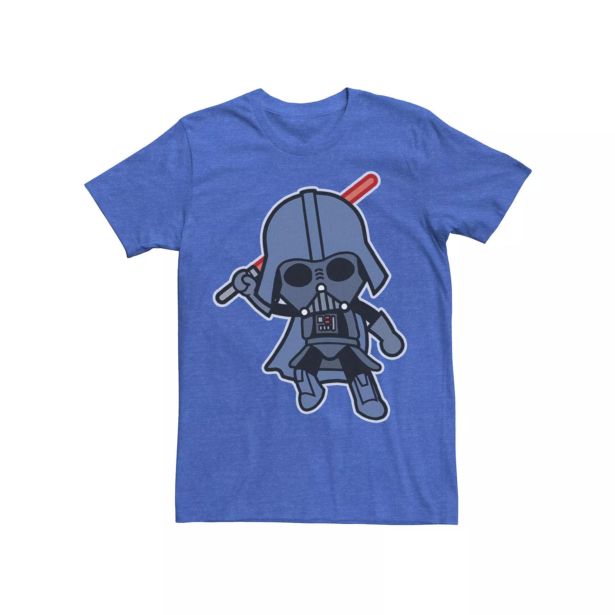 Men's Star Wars Darth Vader Cartoon Tee,  Product Image