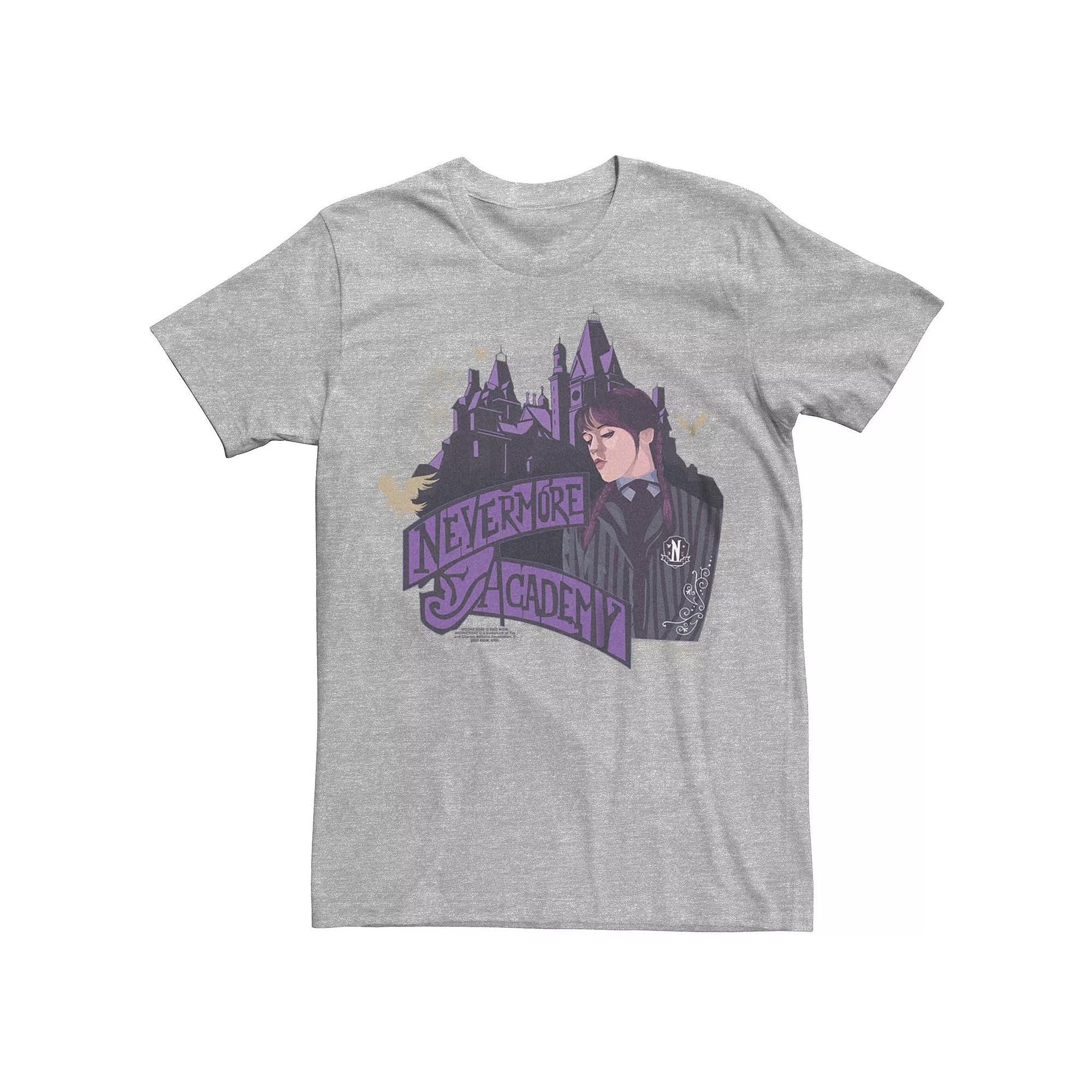 Men's Wednesday Nevermore Academy Tee,  Product Image