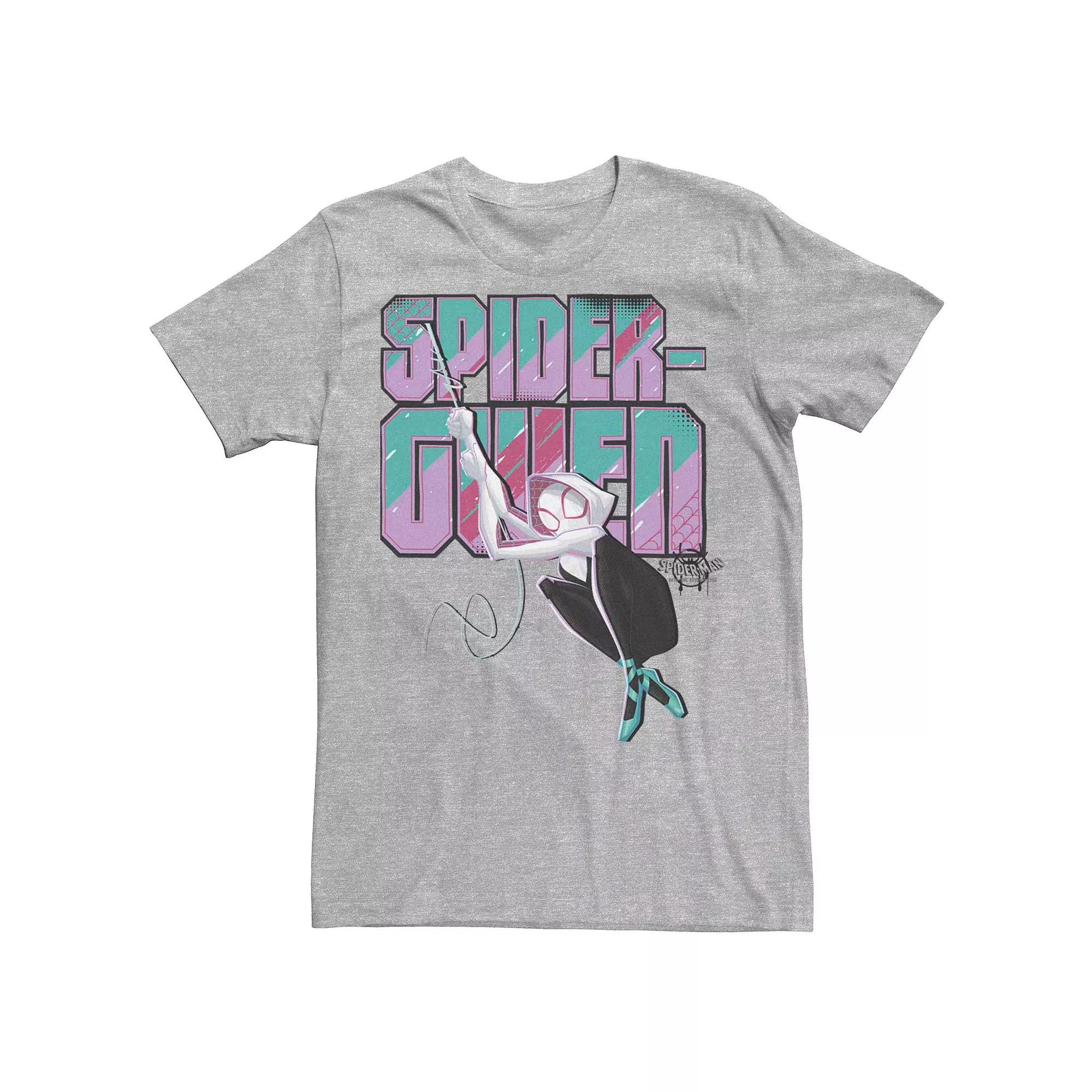 Men's Marvel Spider-Man Into The Spiderverse Gwen Swing Poster Tee,  Product Image