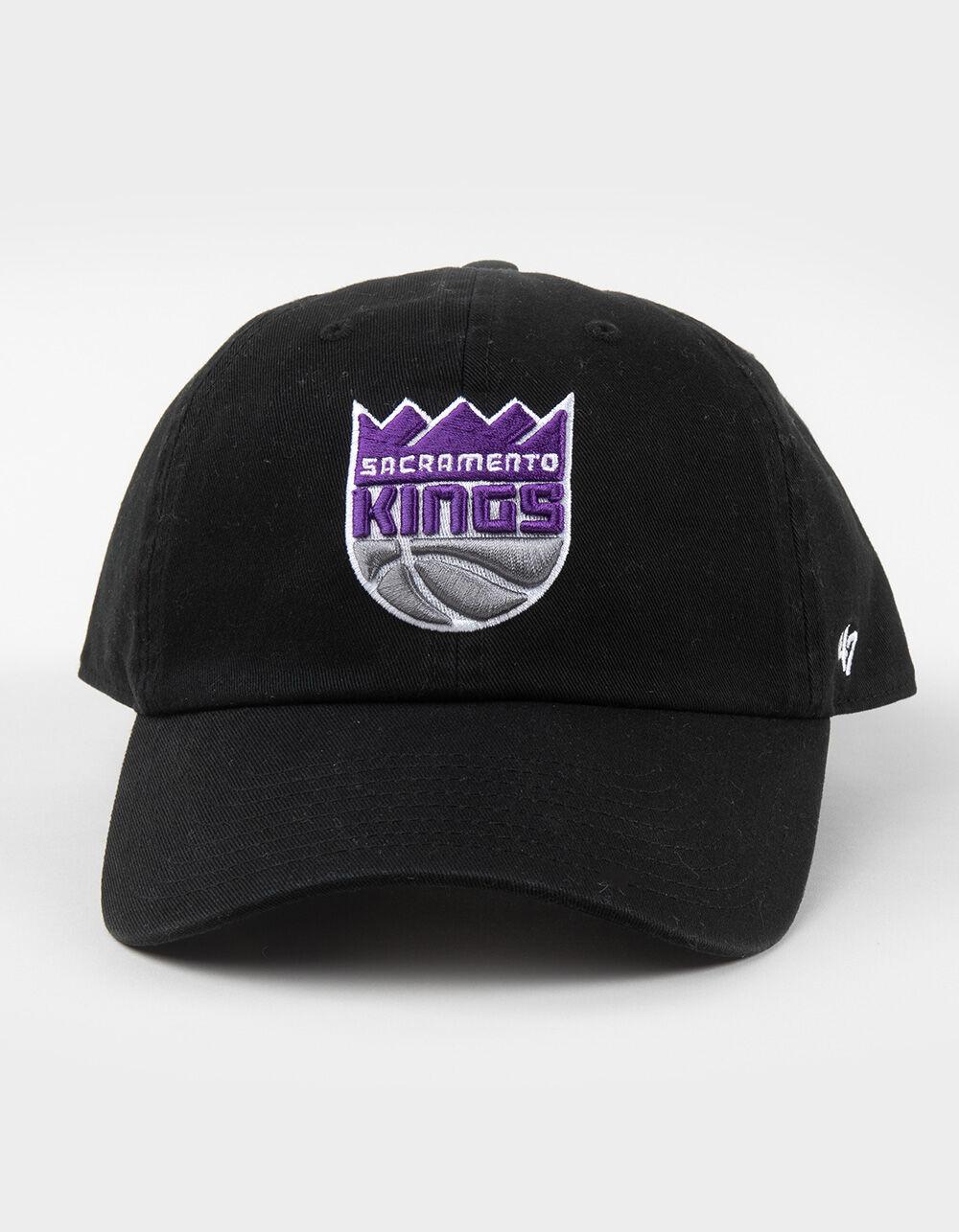 47 BRAND Sacramento Kings '47 Clean Up Strapback Hat - BLACK Product Image