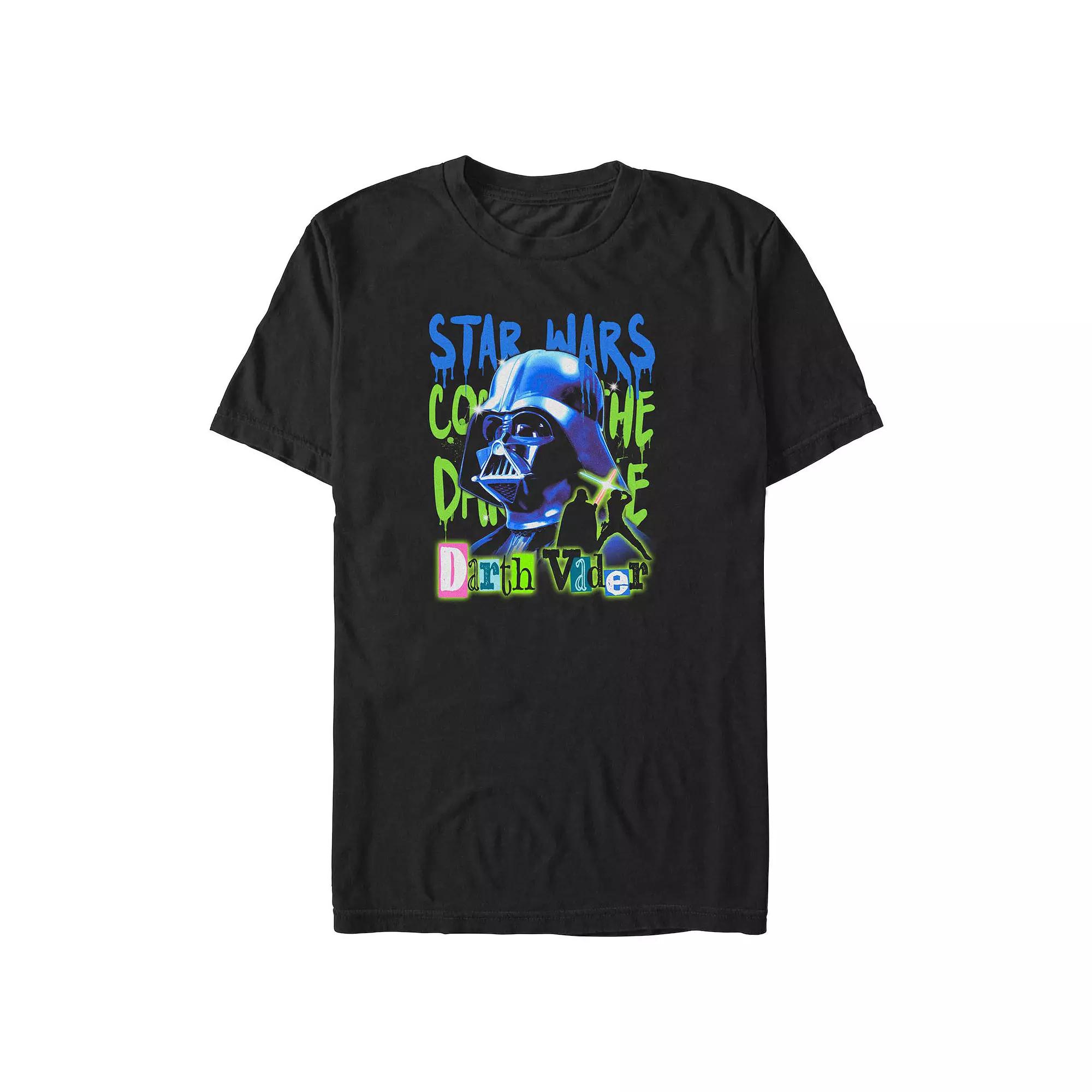 Big & Tall Star Wars Darth Vader Street Art Graphic Tee, Men's,  Product Image