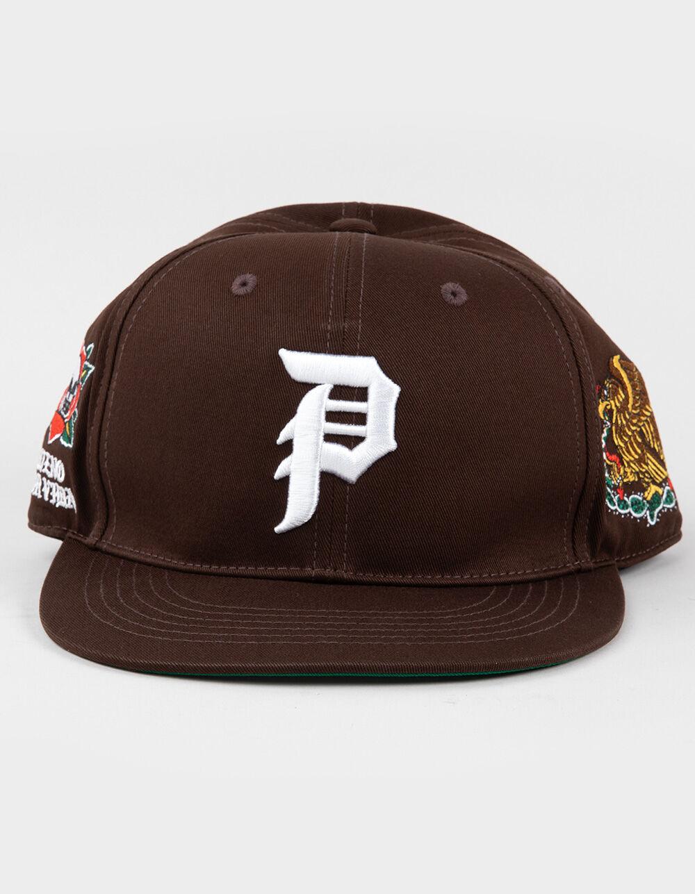 PRIMITIVE Por Vida Snapback Hat - BROWN Product Image