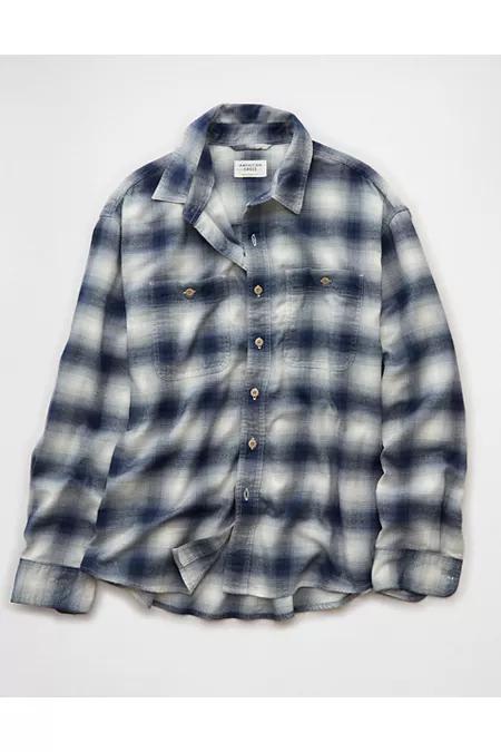 AE Relaxed Fit Everyday Flannel Shirt Product Image