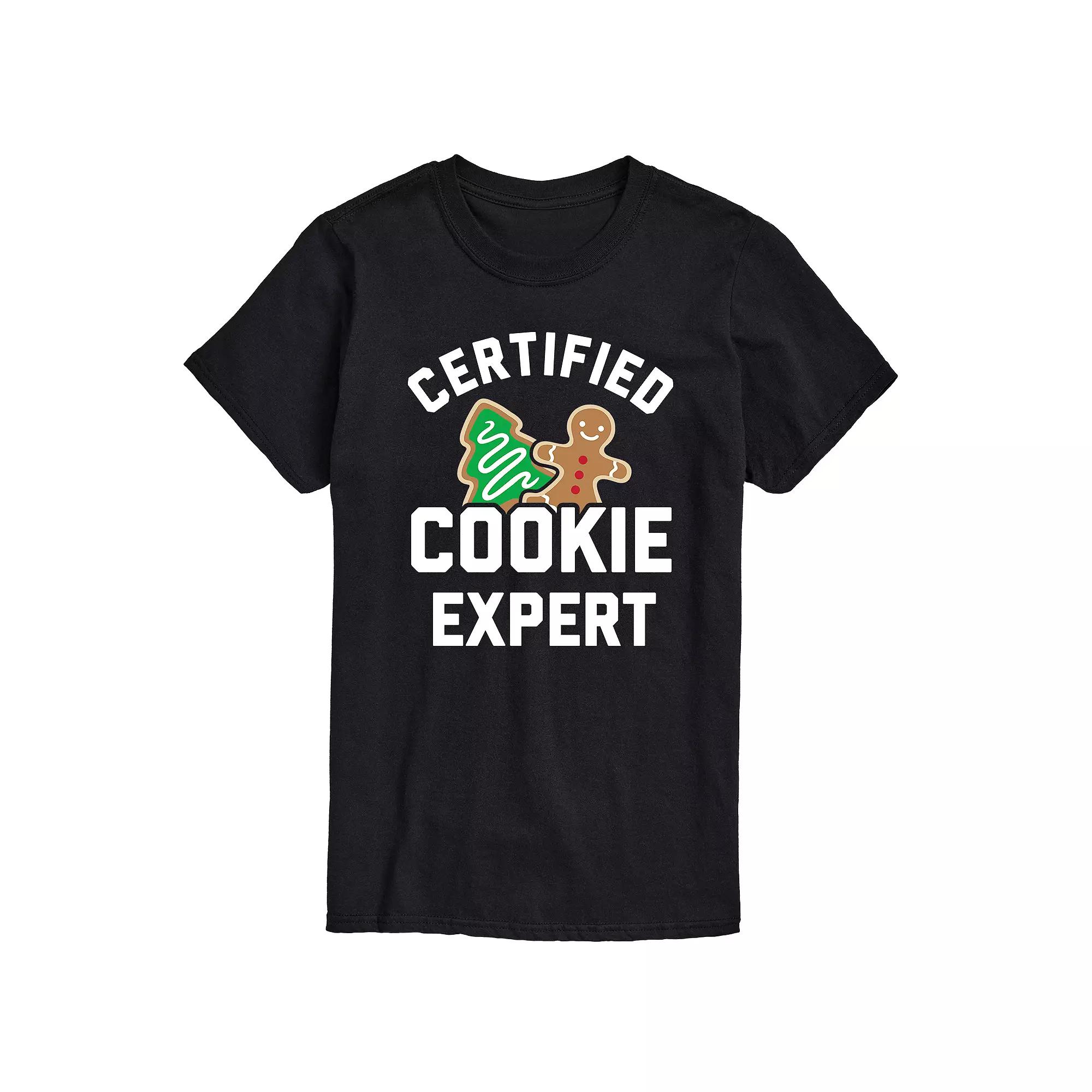 Big & Tall Certified Cookie Expert Tee, Men's,  Product Image