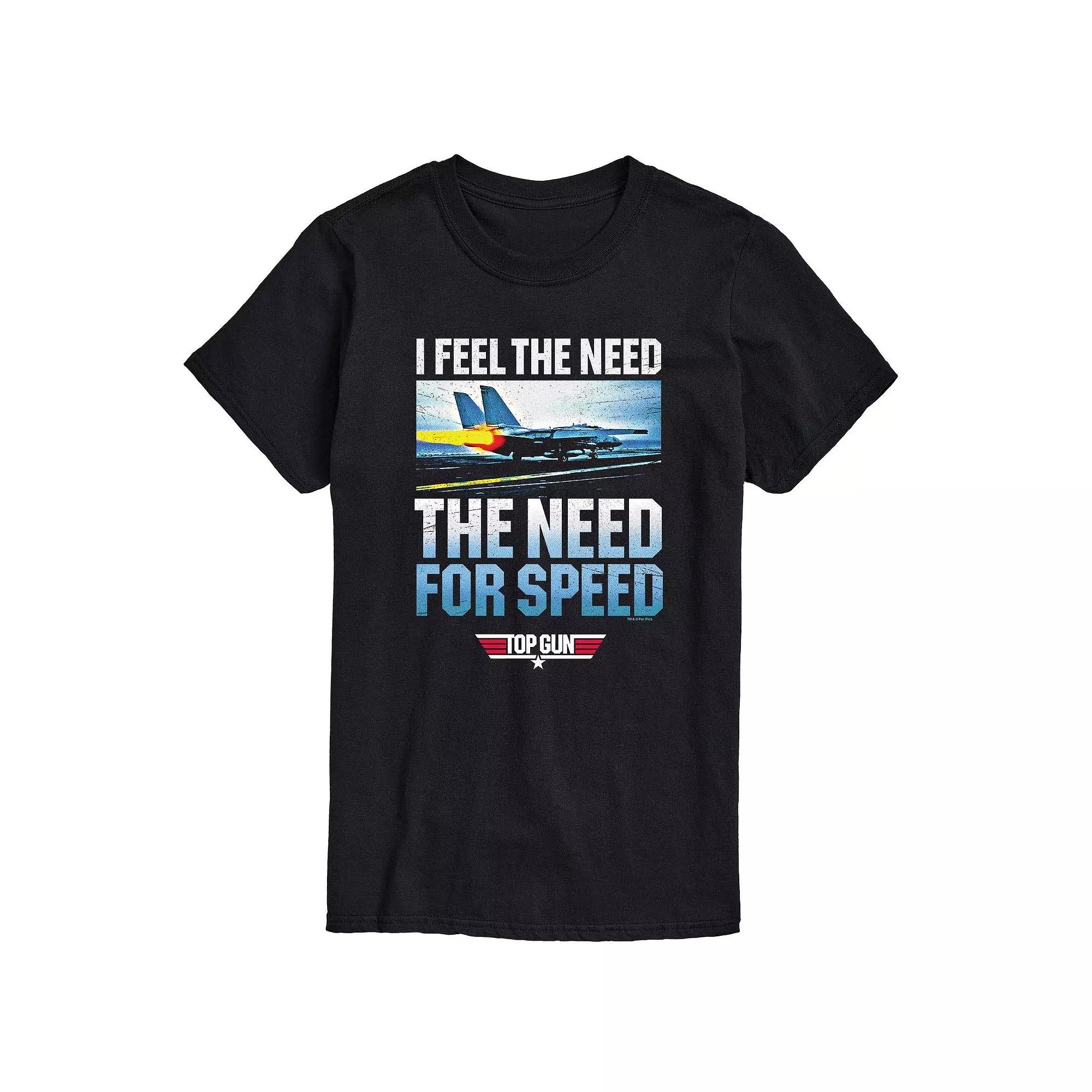 Big & Tall Top Gun Need For Speed Tee, Men's,  Product Image