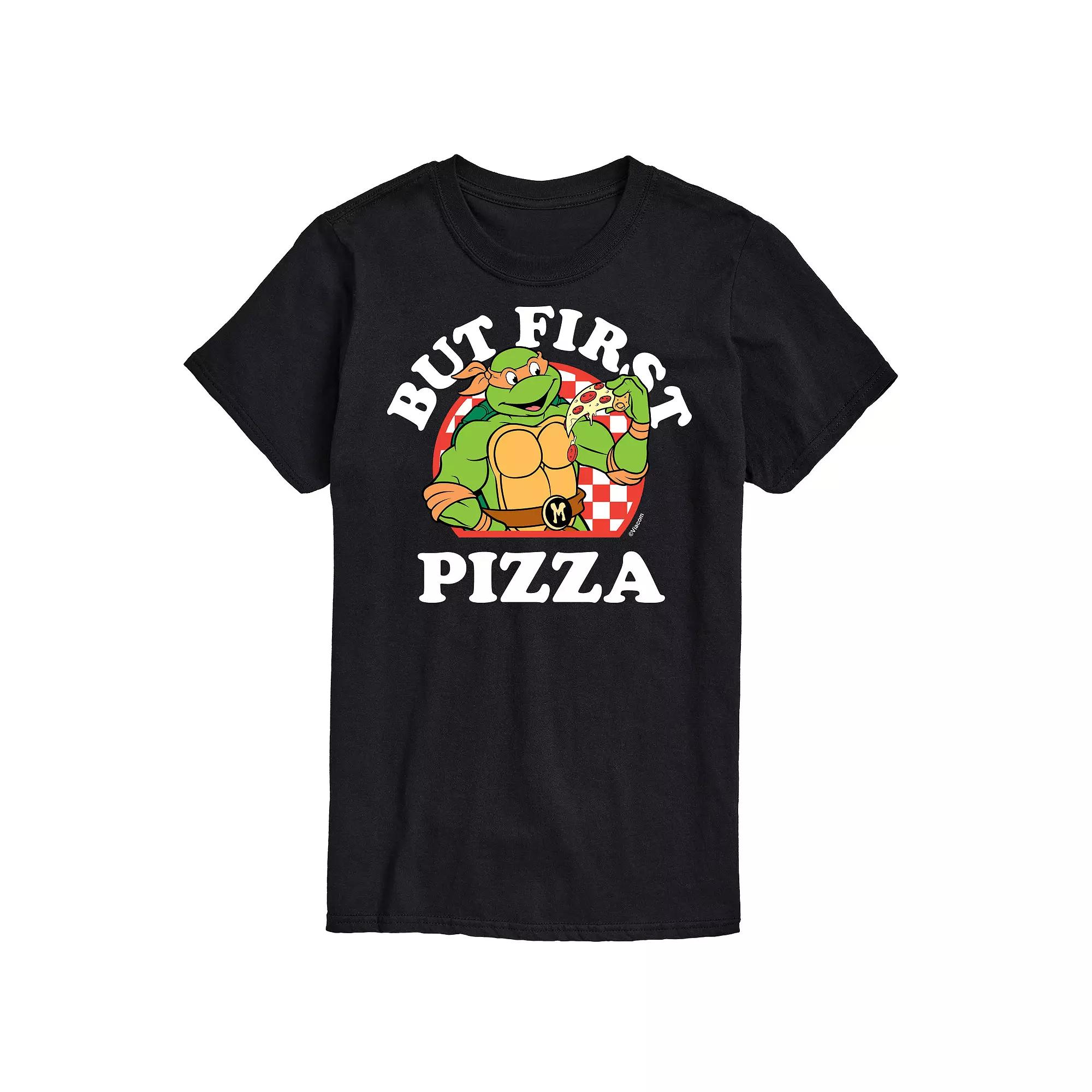 Big & Tall TMNT First Pizza Graphic Tee, Men's,  Product Image