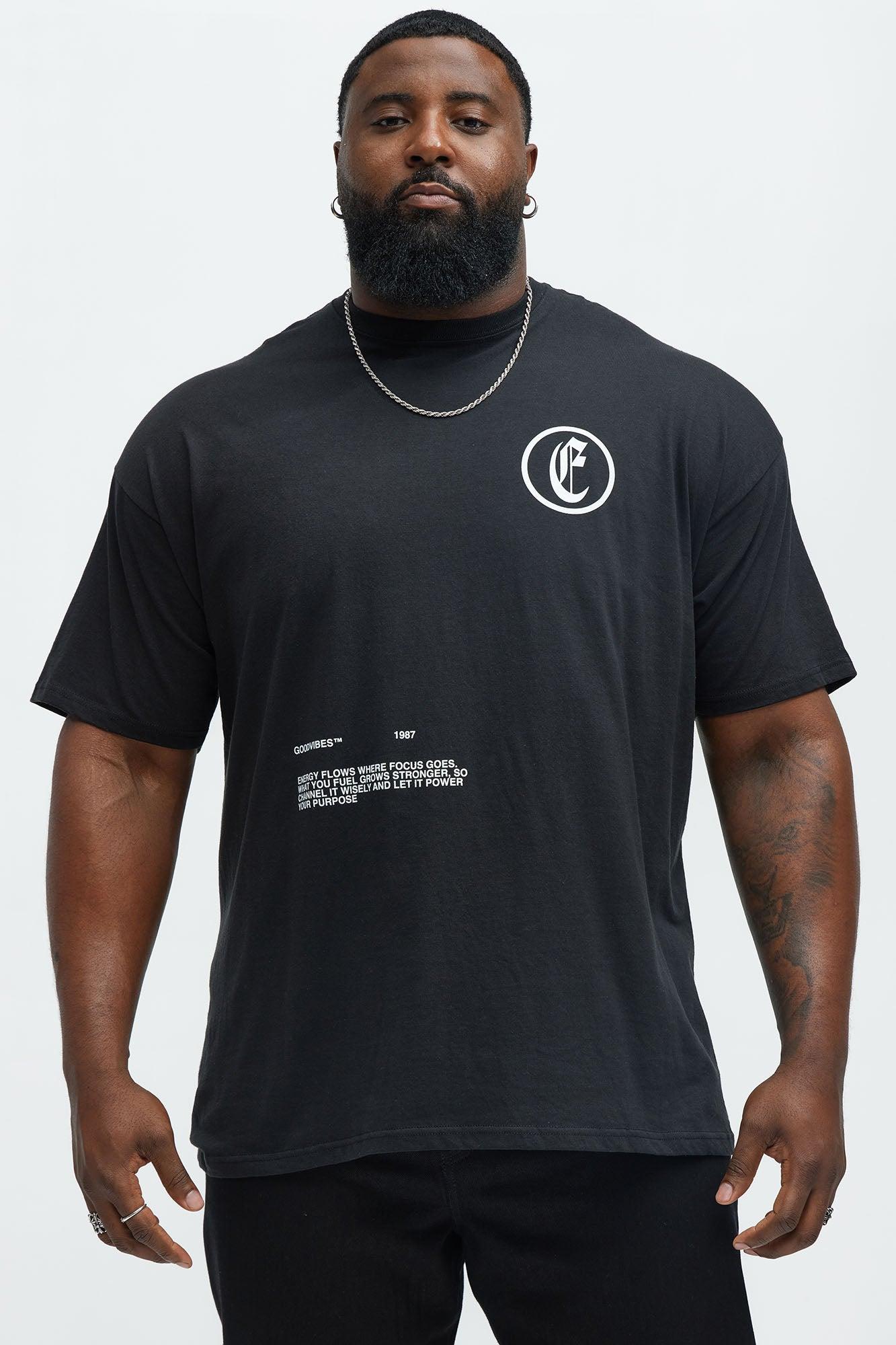 Vibes On Lock Short Sleeve Tee - Black Product Image