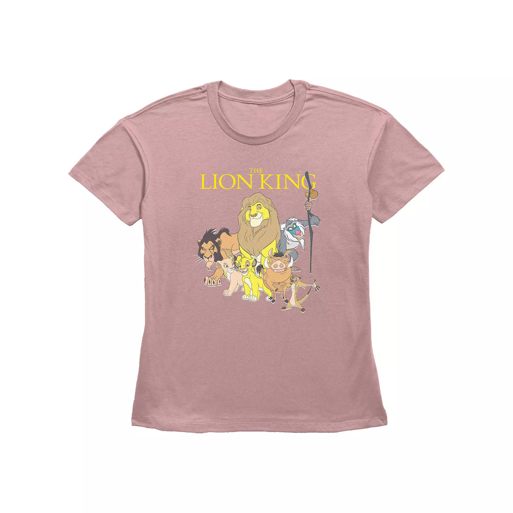 Disney's The Lion King Women's Group Poster Graphic Tee,  Product Image