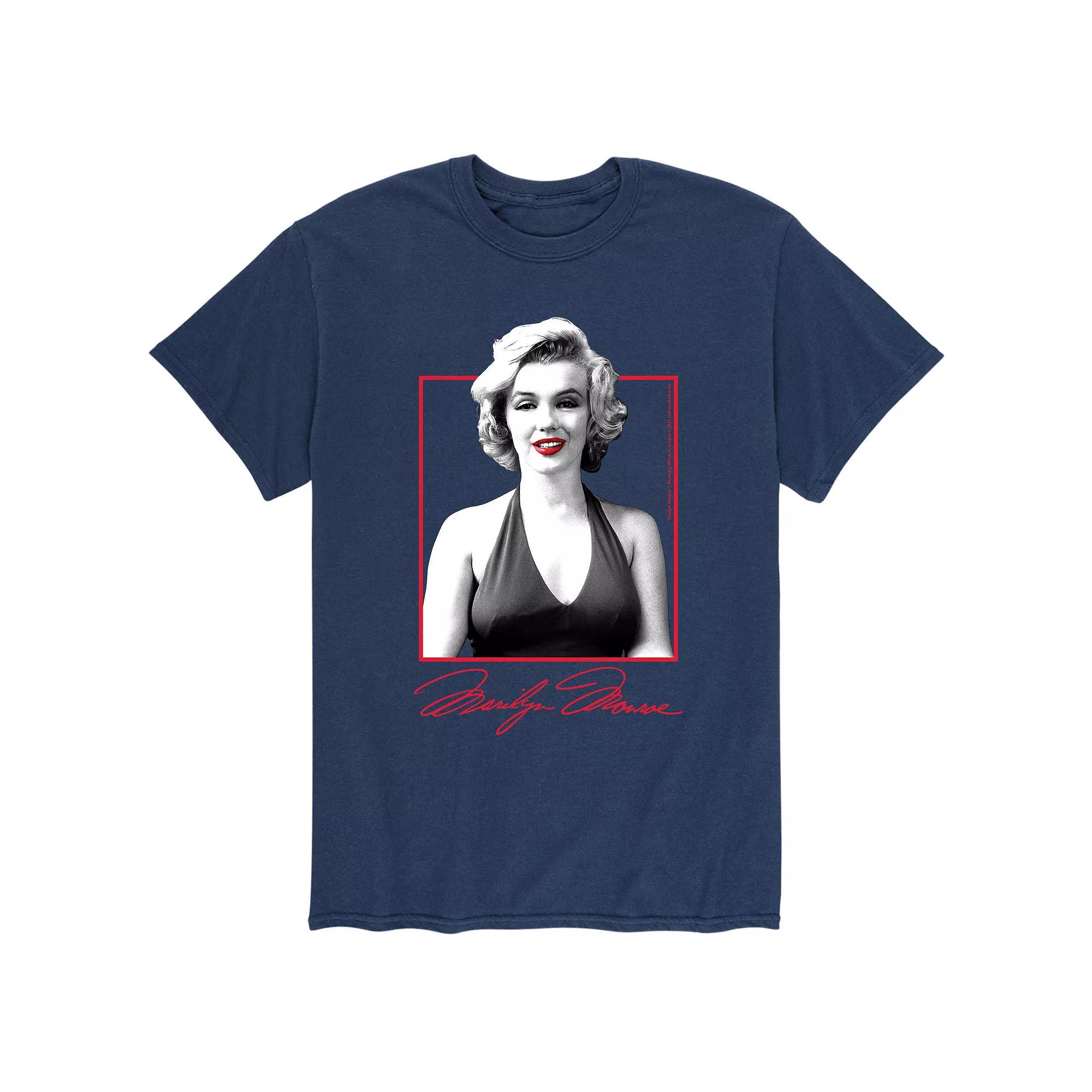 Men's Marilyn Monroe Black And White Tee,  Product Image