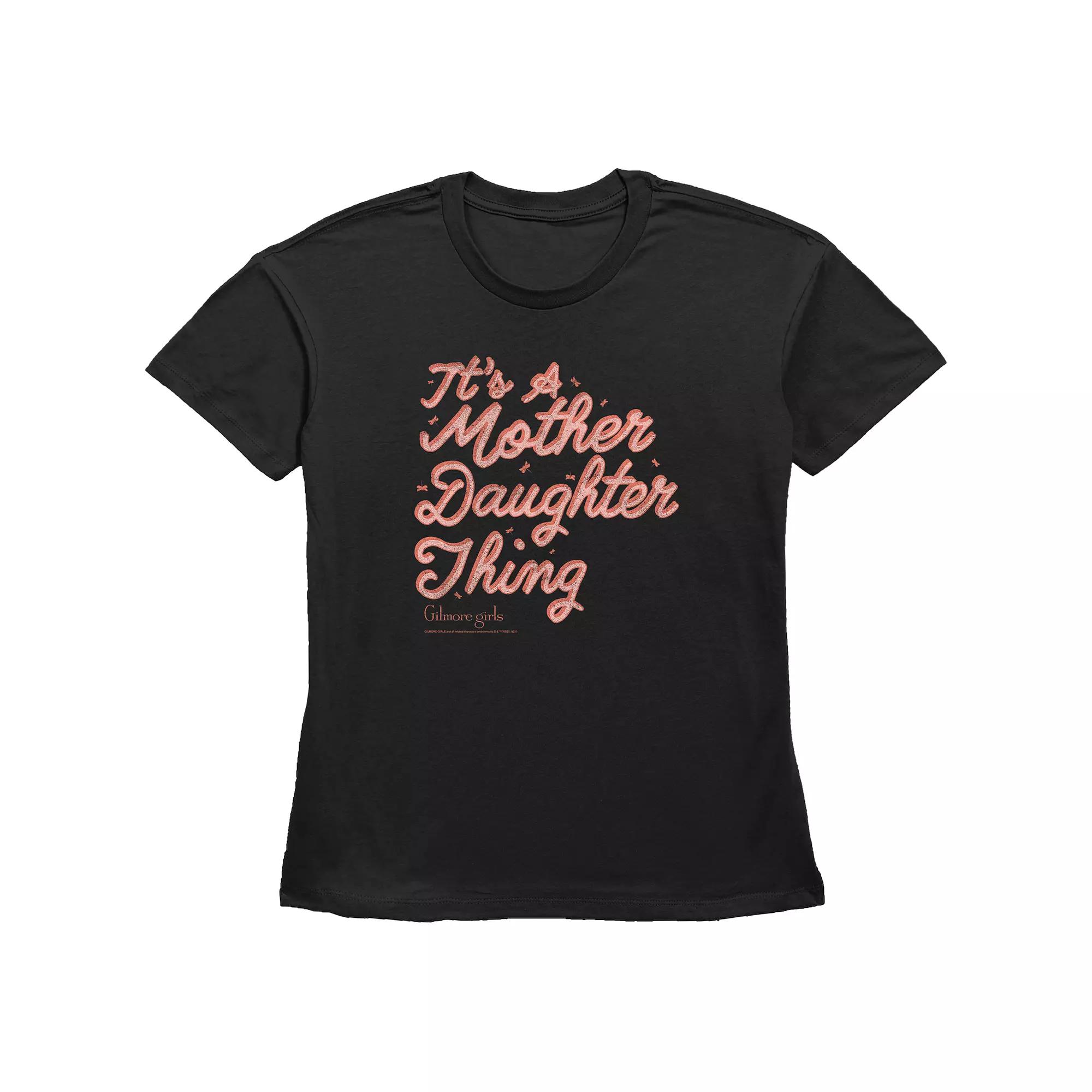Women's Gilmore Girls It's A Mother Daughter Thing Basic Fit Graphic Tee,  Product Image
