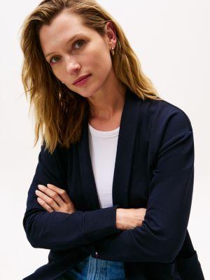 Shawl-Collar Sweatshirt Cardigan Product Image