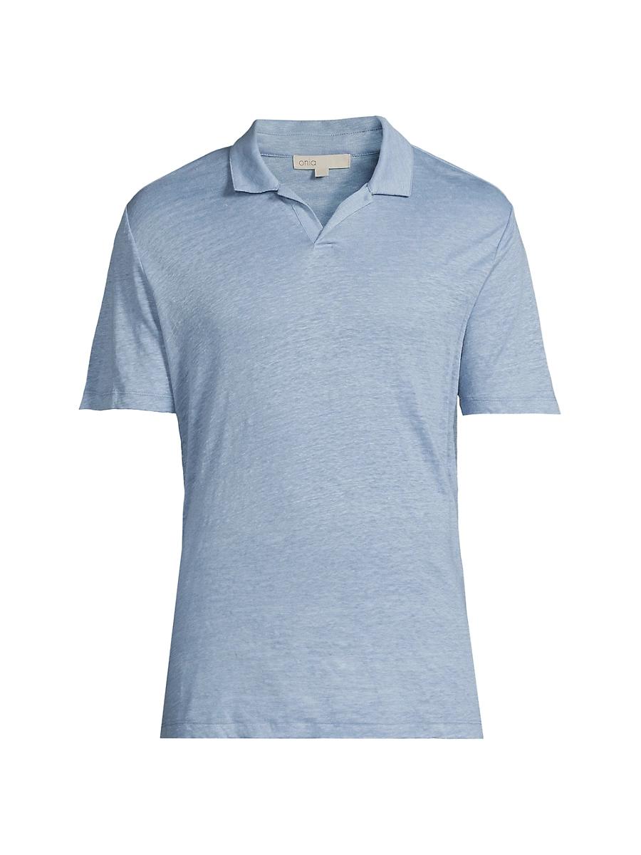 Mens Shaun Linen Polo Shirt Product Image