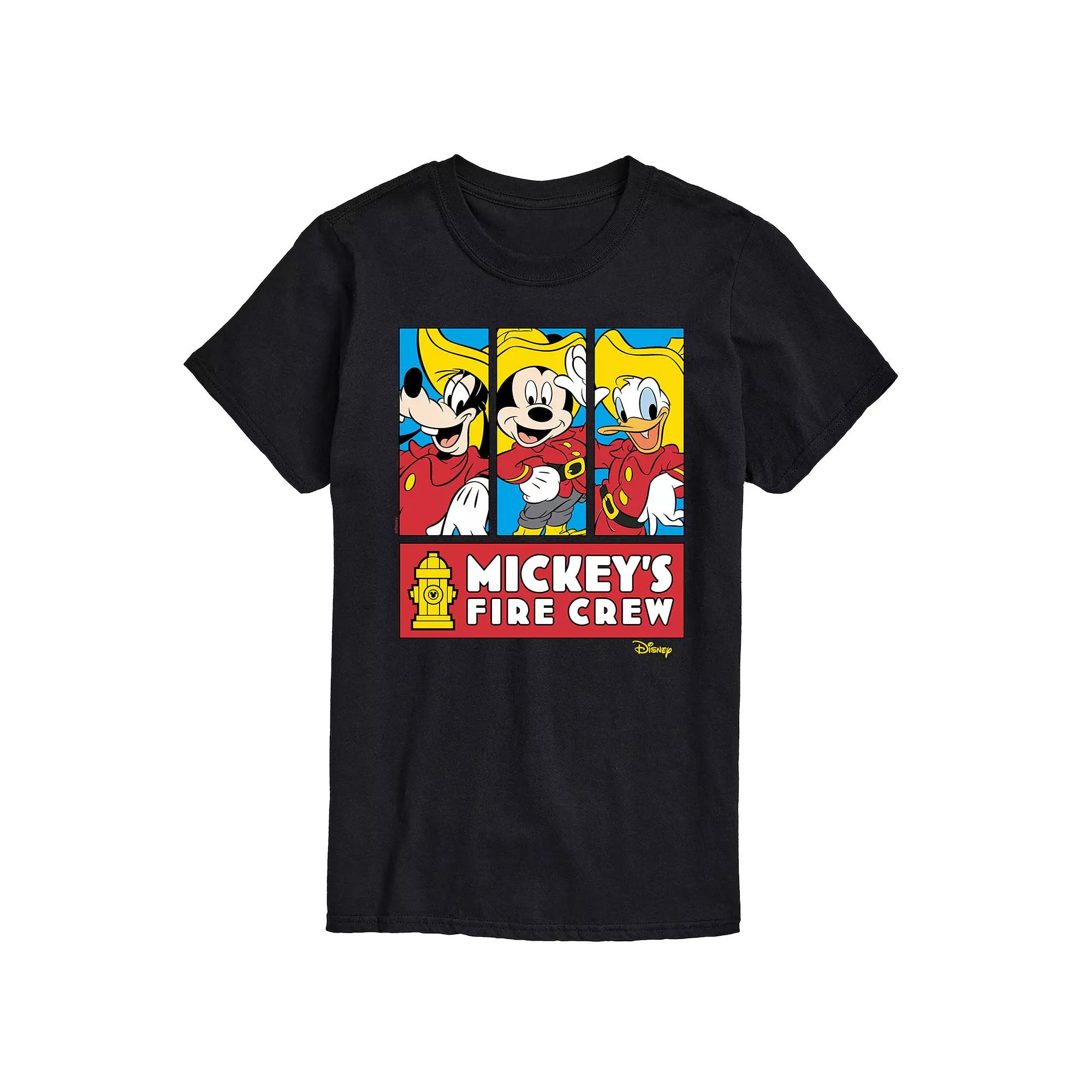 Disney's Mickey Mouse & Friends Men's Fire Crew Graphic Tee,  Product Image