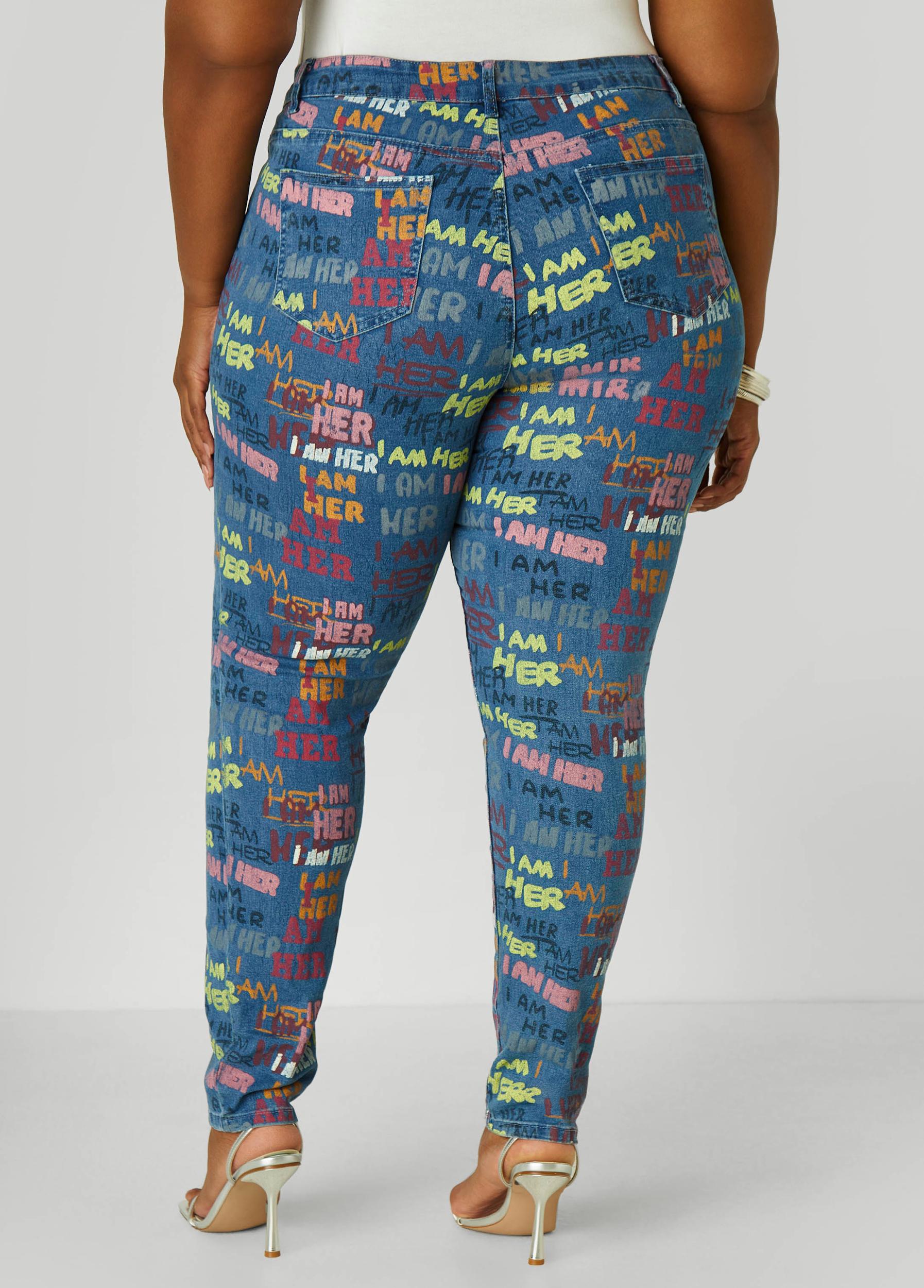 Plus Size I Am Her Skinny Jeans Ashley Stewart Product Image