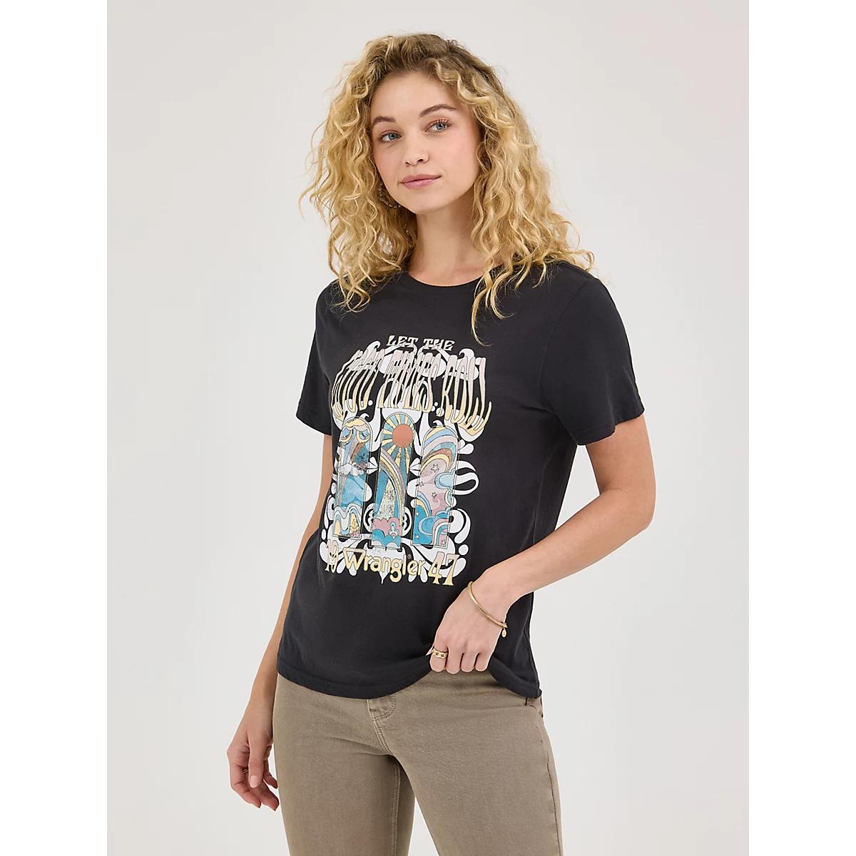 Women's Good Times Graphic Tee in Washed Product Image