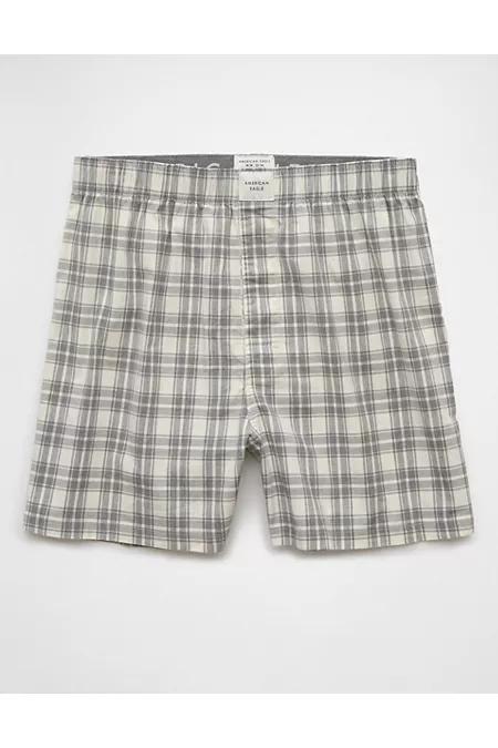 AEO Plaid Stretch Boxer Short Mens Product Image
