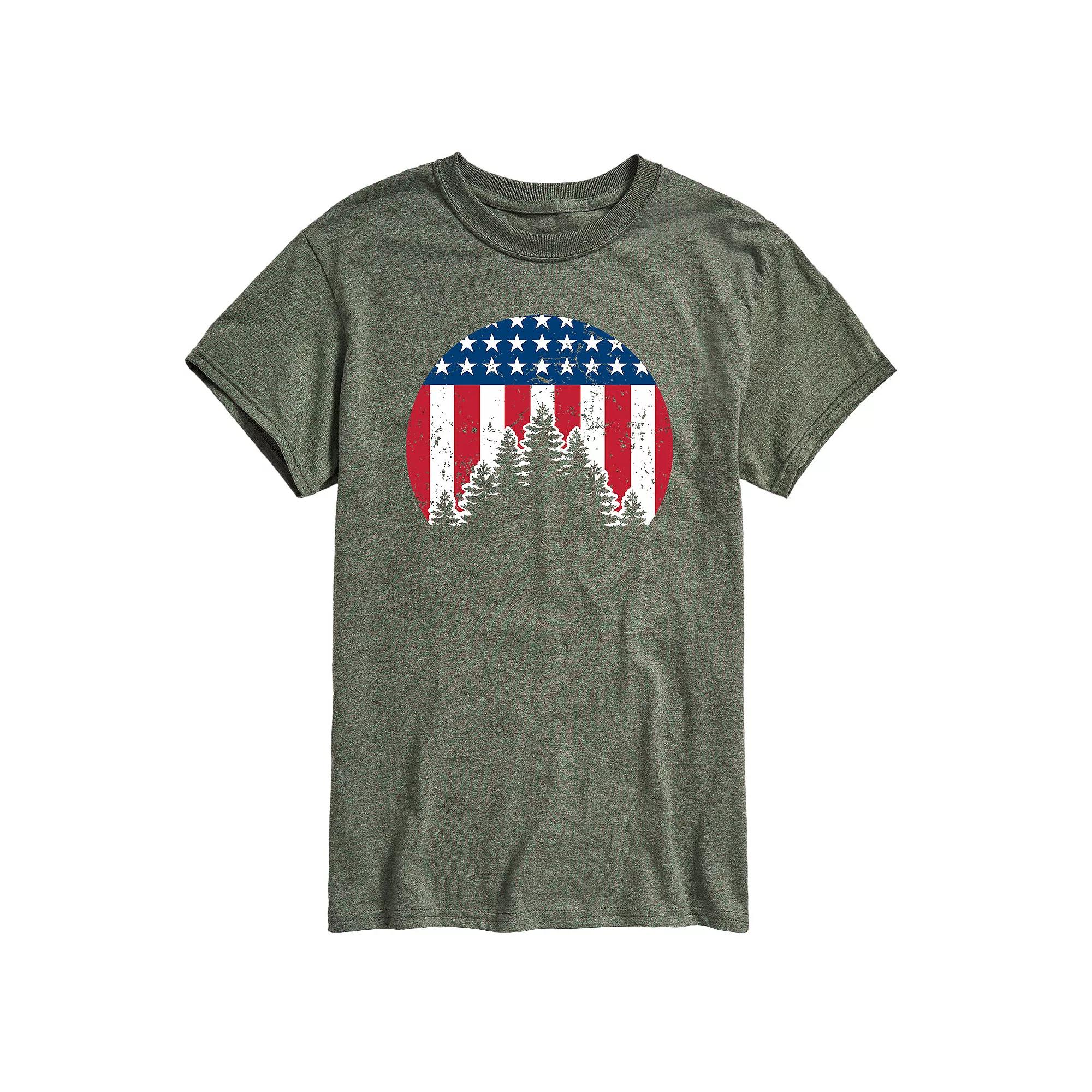 Men's American Outdoor Graphic Tee,  Product Image