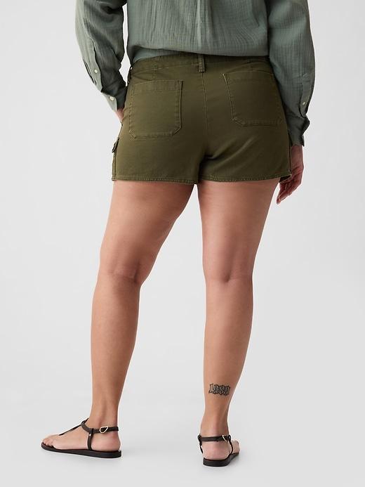 3" Low Rise Y2K Cargo Shorts Product Image