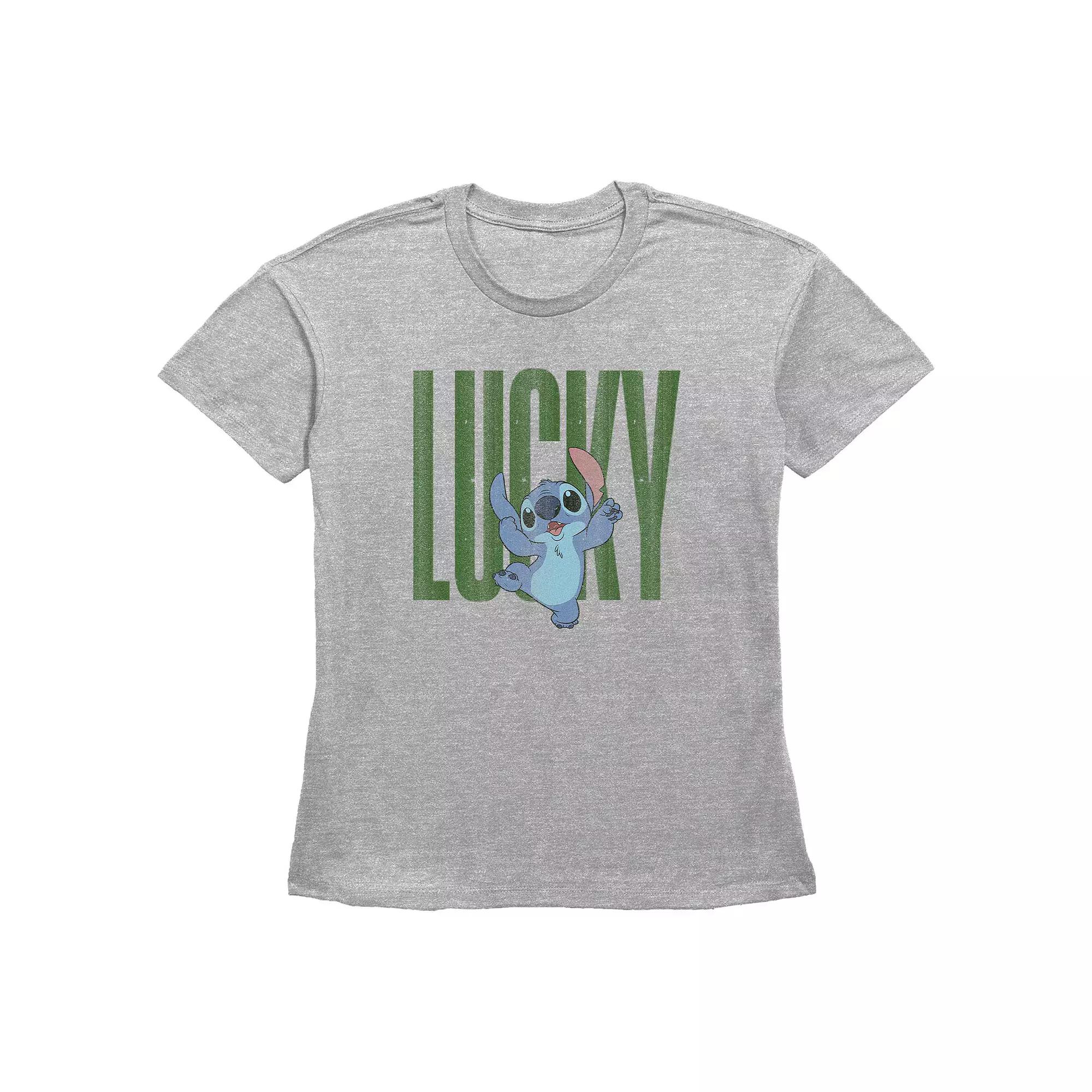 Disney's Lilo & Stitch Lucky Stitch Women's Graphic Tee,  Product Image