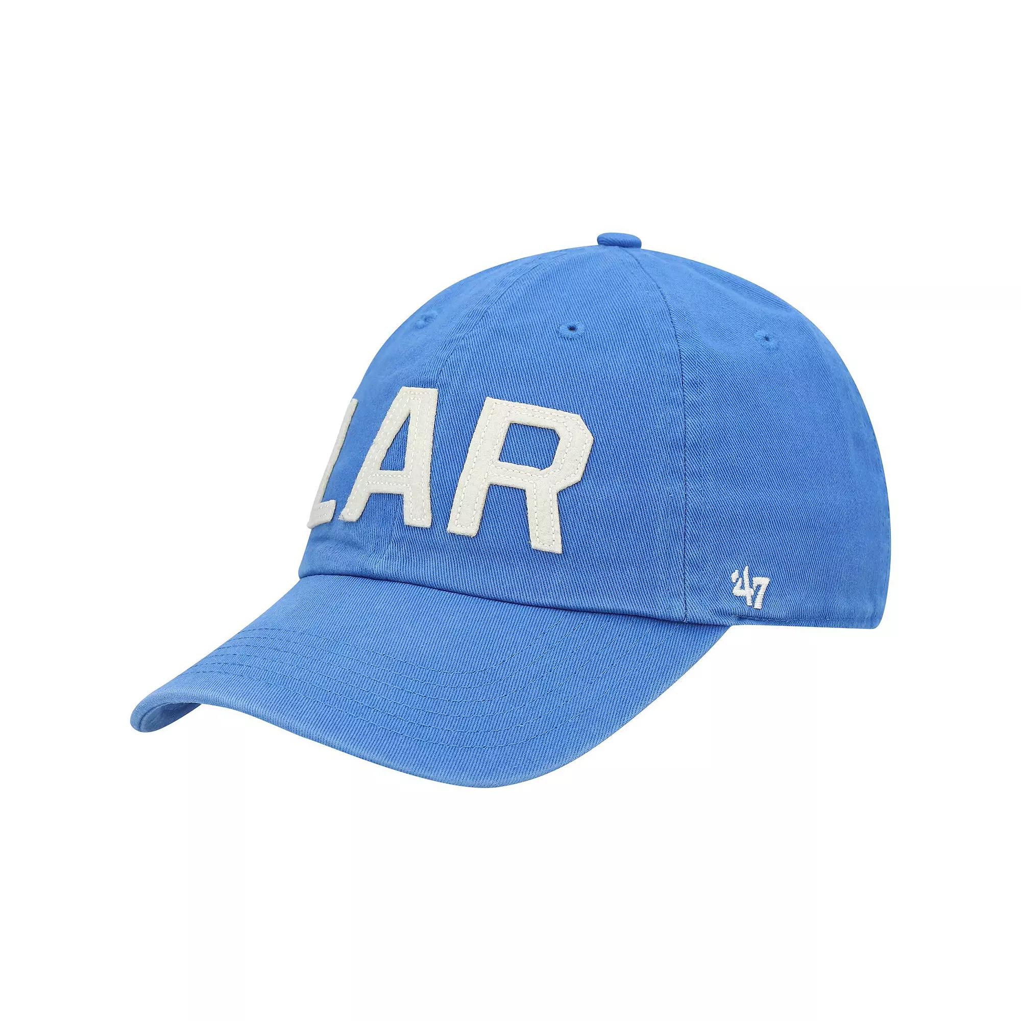 Women's '47 Royal Los Angeles Rams Finley Clean Up Adjustable Hat, Blue Product Image