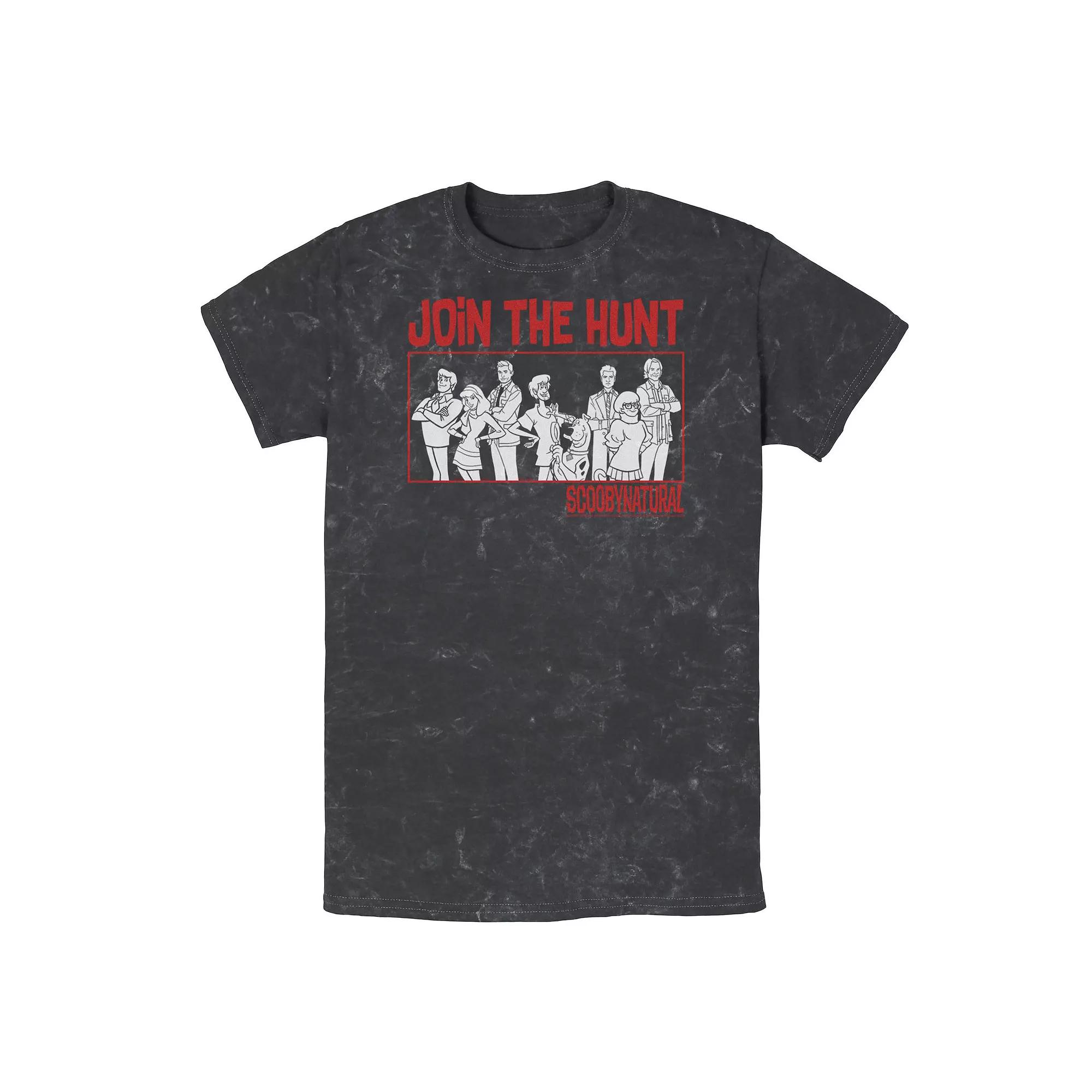 Men's Scooby-Doo Scoobynatural Join The Hunt Group Shot Line Up Tee,  Product Image