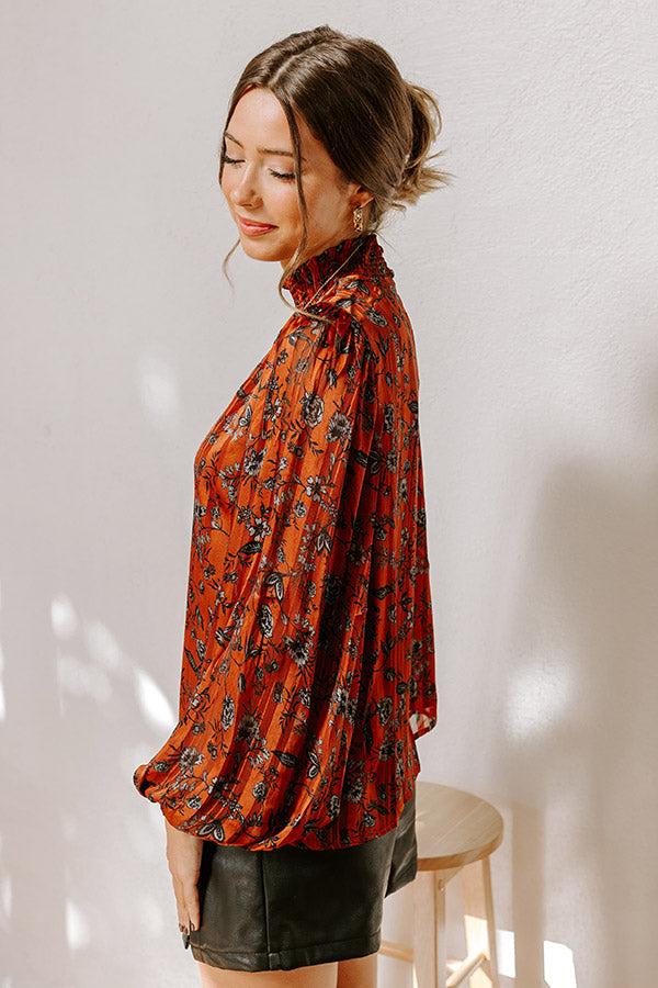 Fan Of Floral Shift Top Product Image