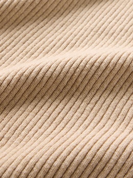 CashSoft Rib Johnny-Collar Midi Dress Product Image