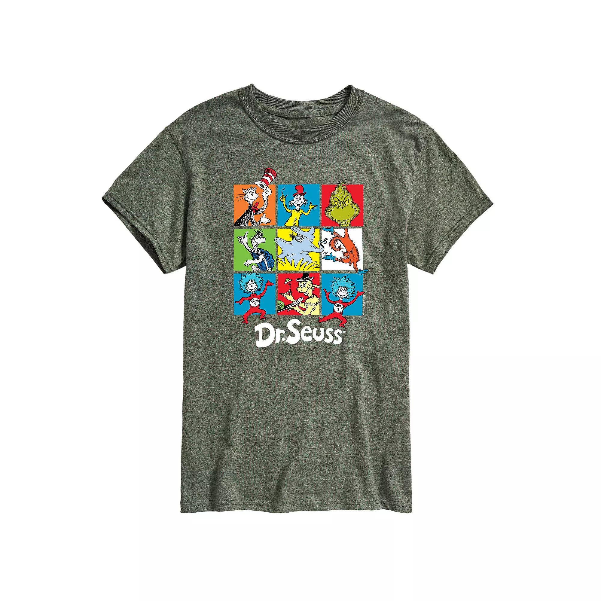 Big & Tall Dr Seuss Grid Tee, Men's,  Product Image