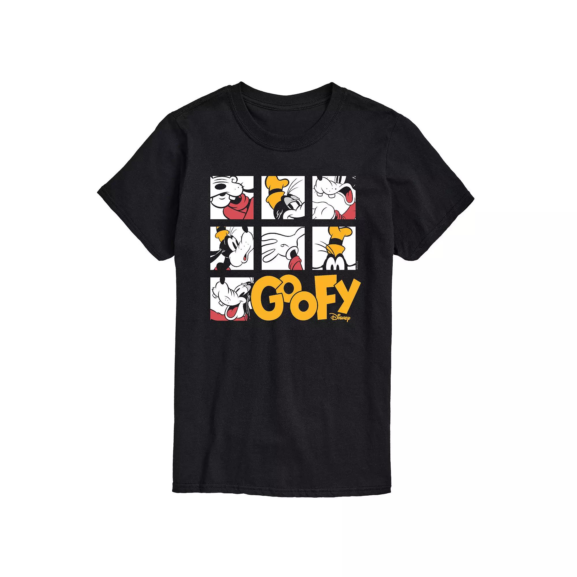 Disney's Goofy Big & Tall Grid Graphic Tee, Men's,  Product Image