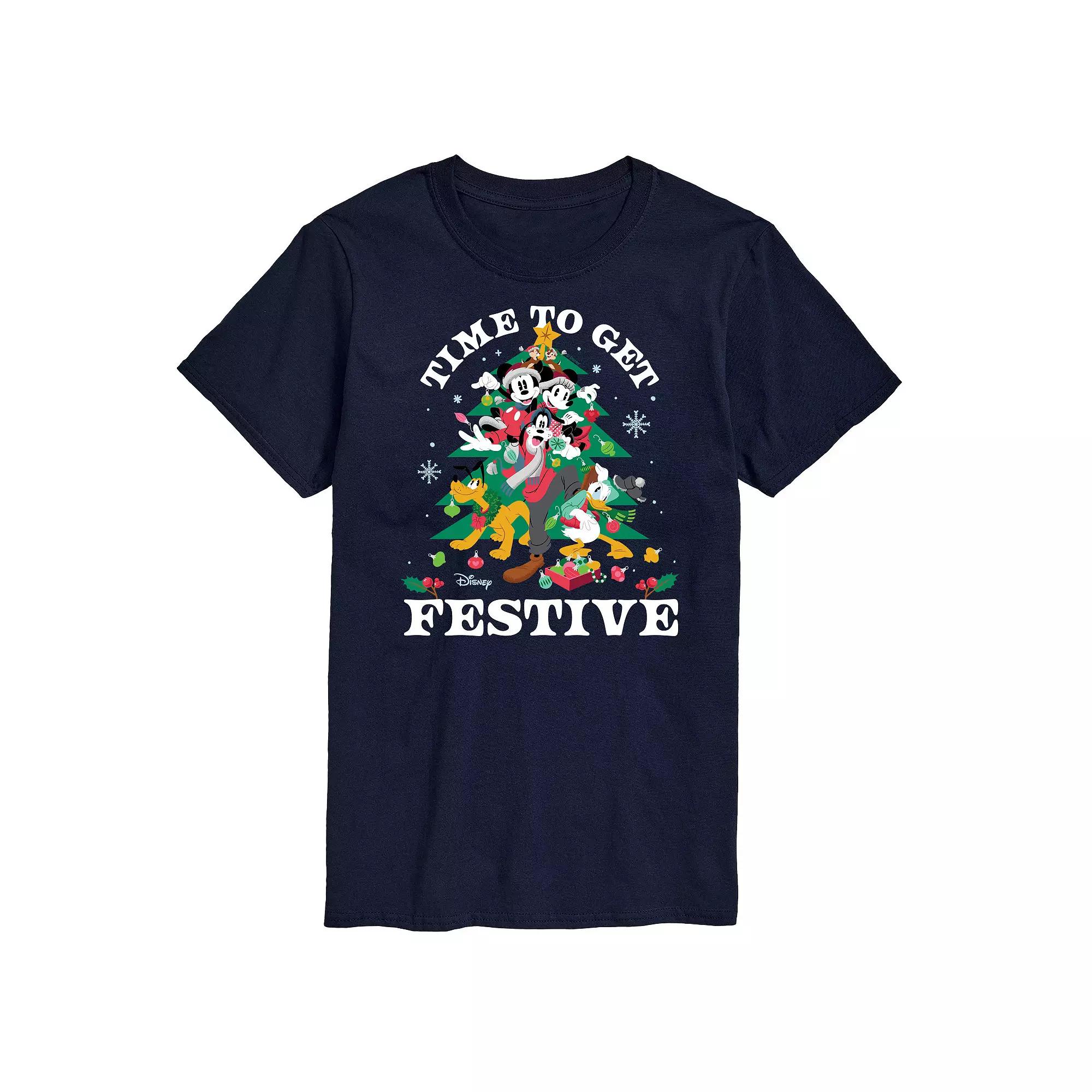 Disney Men's Time To Get Festive Tee,  Product Image