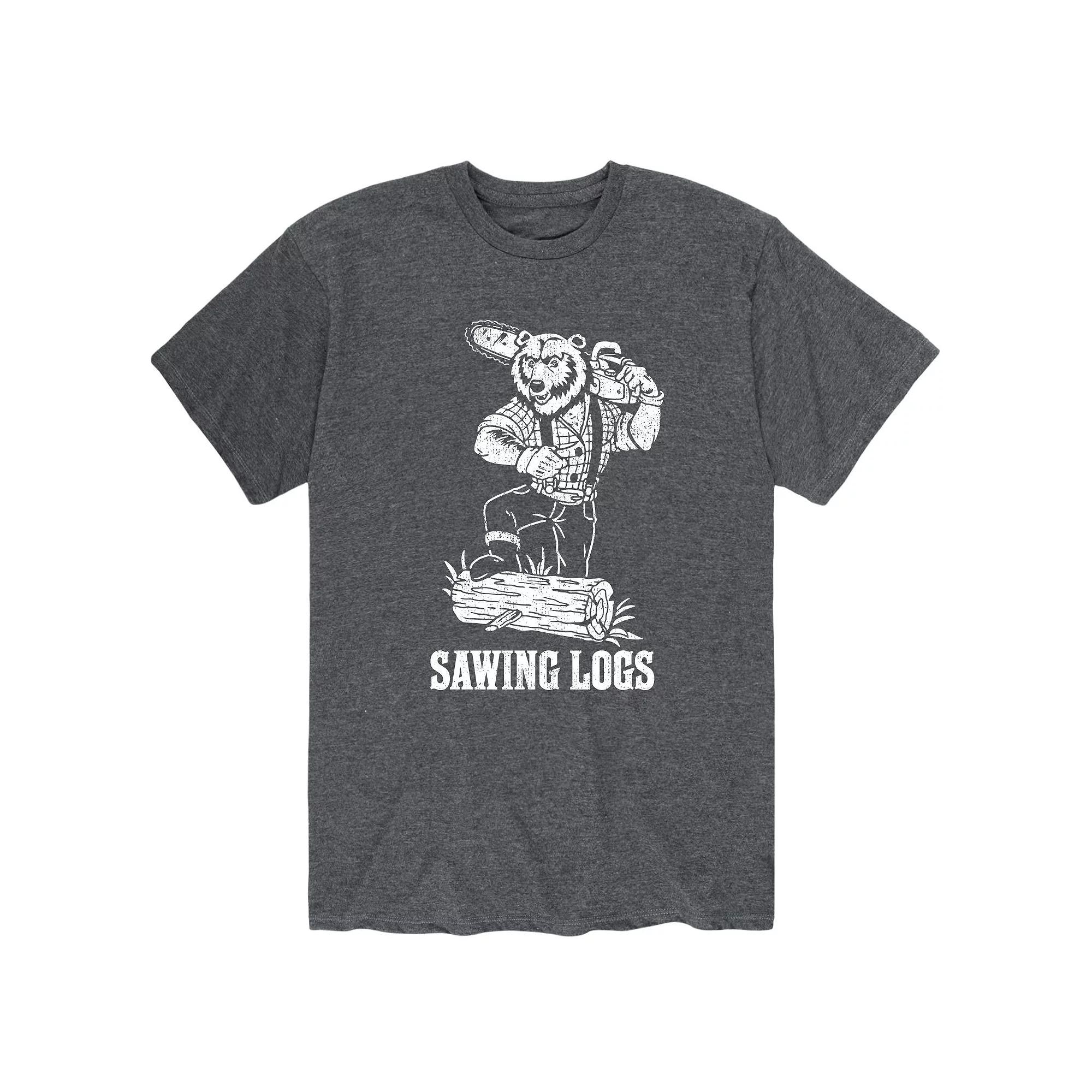 Men's Sawing Logs Tee,  Product Image