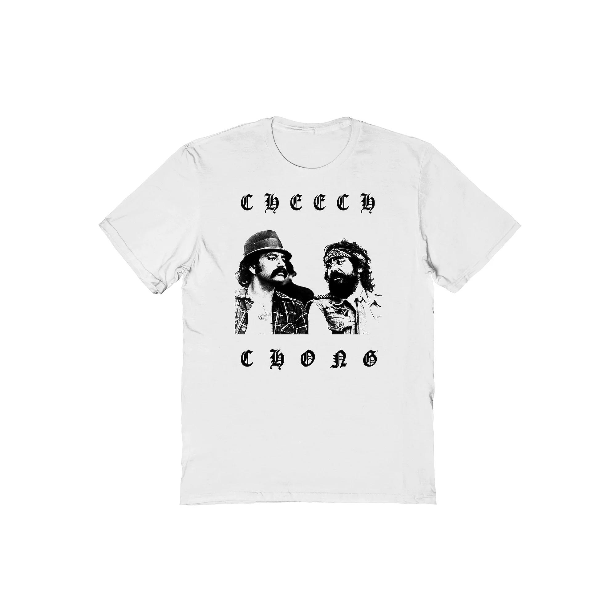 Men's Cheech & Chong Old English Graphic Tee, Size: Small, White Product Image
