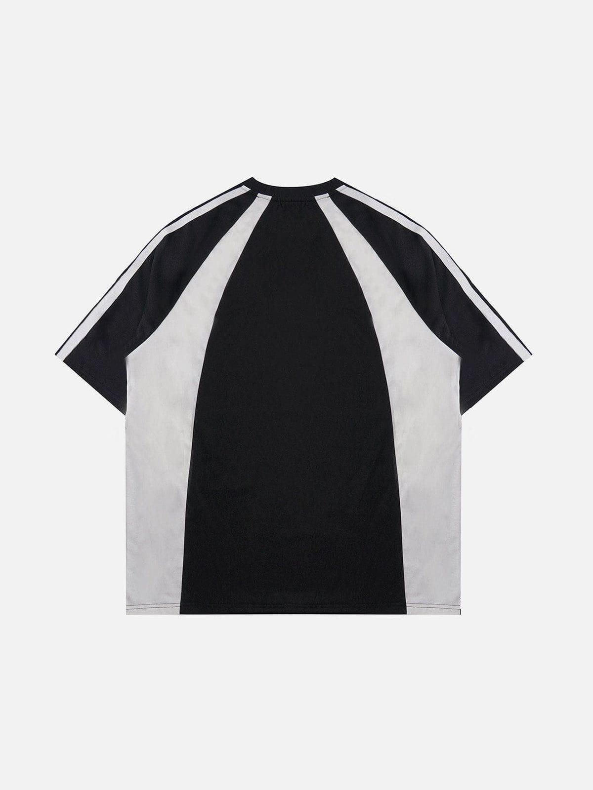 Aelfric Eden Patchwork Contrast Soccer Jersey Product Image