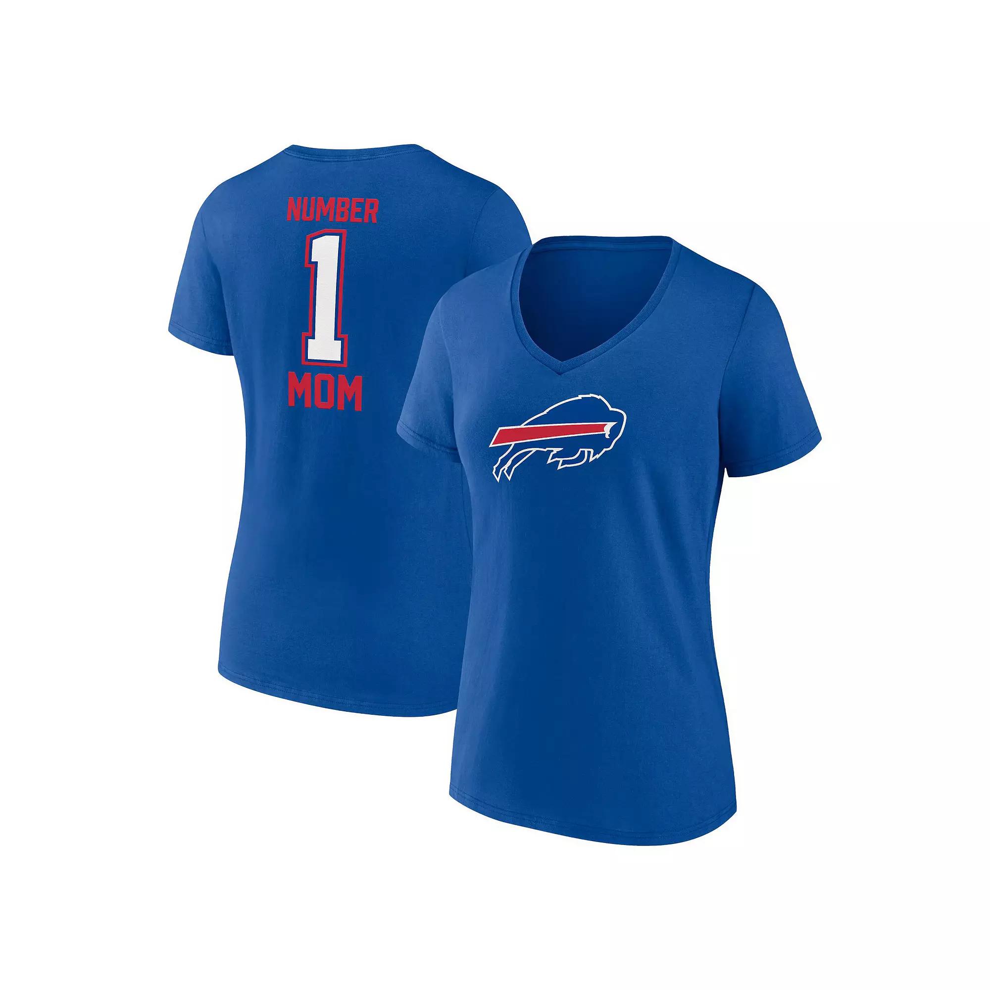 Women's Fanatics Royal Buffalo Bills Mother's Day V-Neck T-Shirt,  Product Image