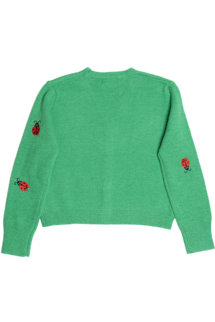 Embroidered Lady Bug Cardigan Product Image