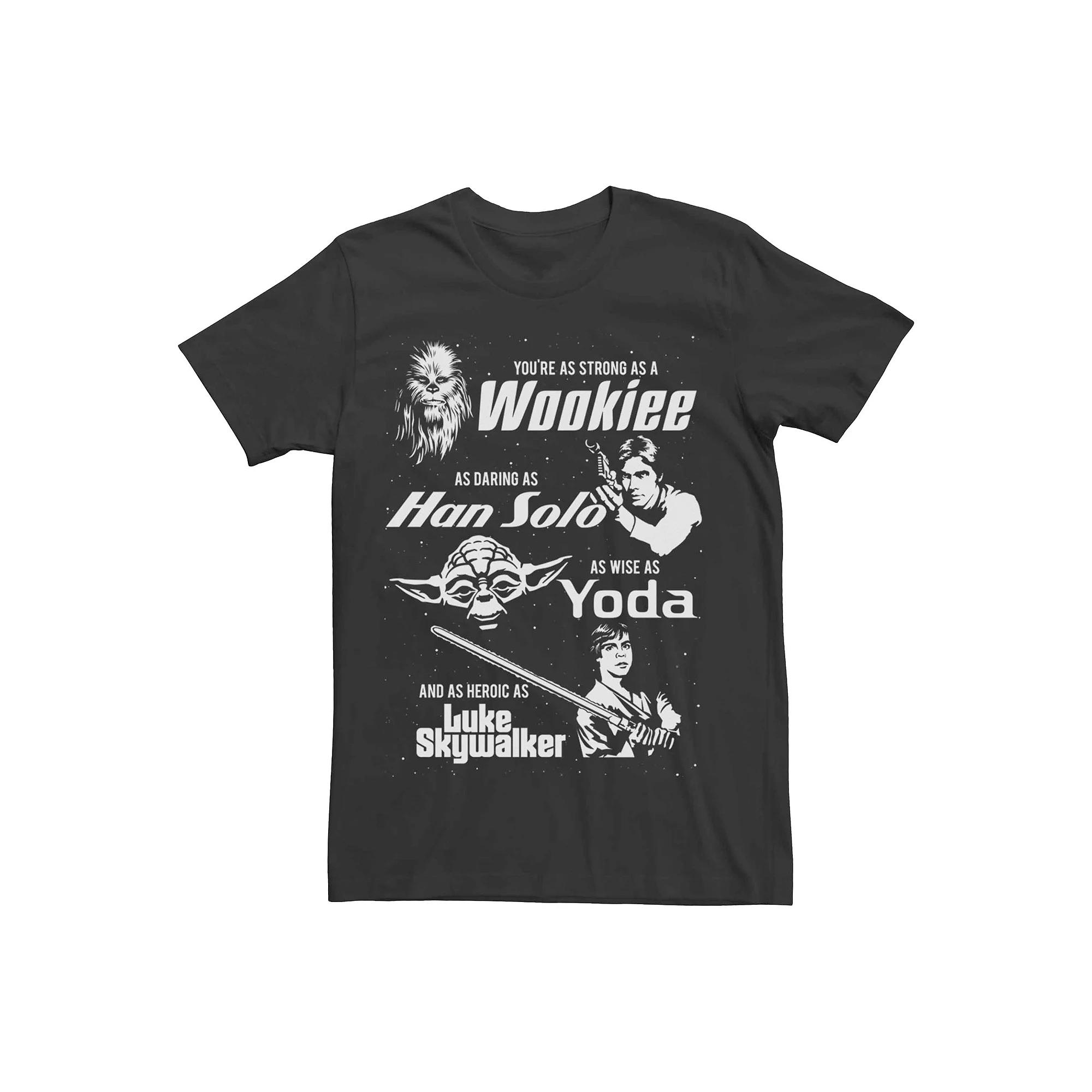 Men's Star Wars Dad Attributes Graphic Tee, Size: Medium, Black Product Image